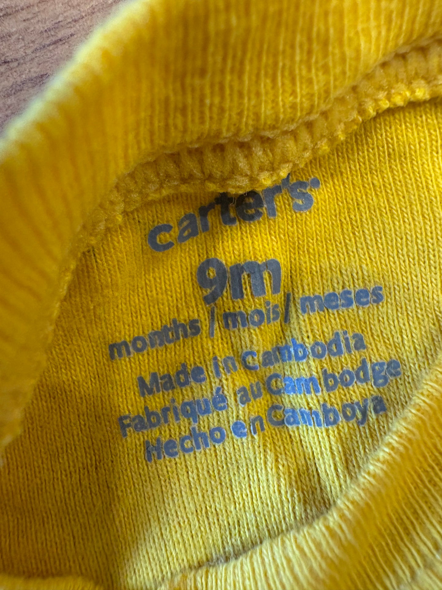 Cache couche carter's 9 mois (cmb)