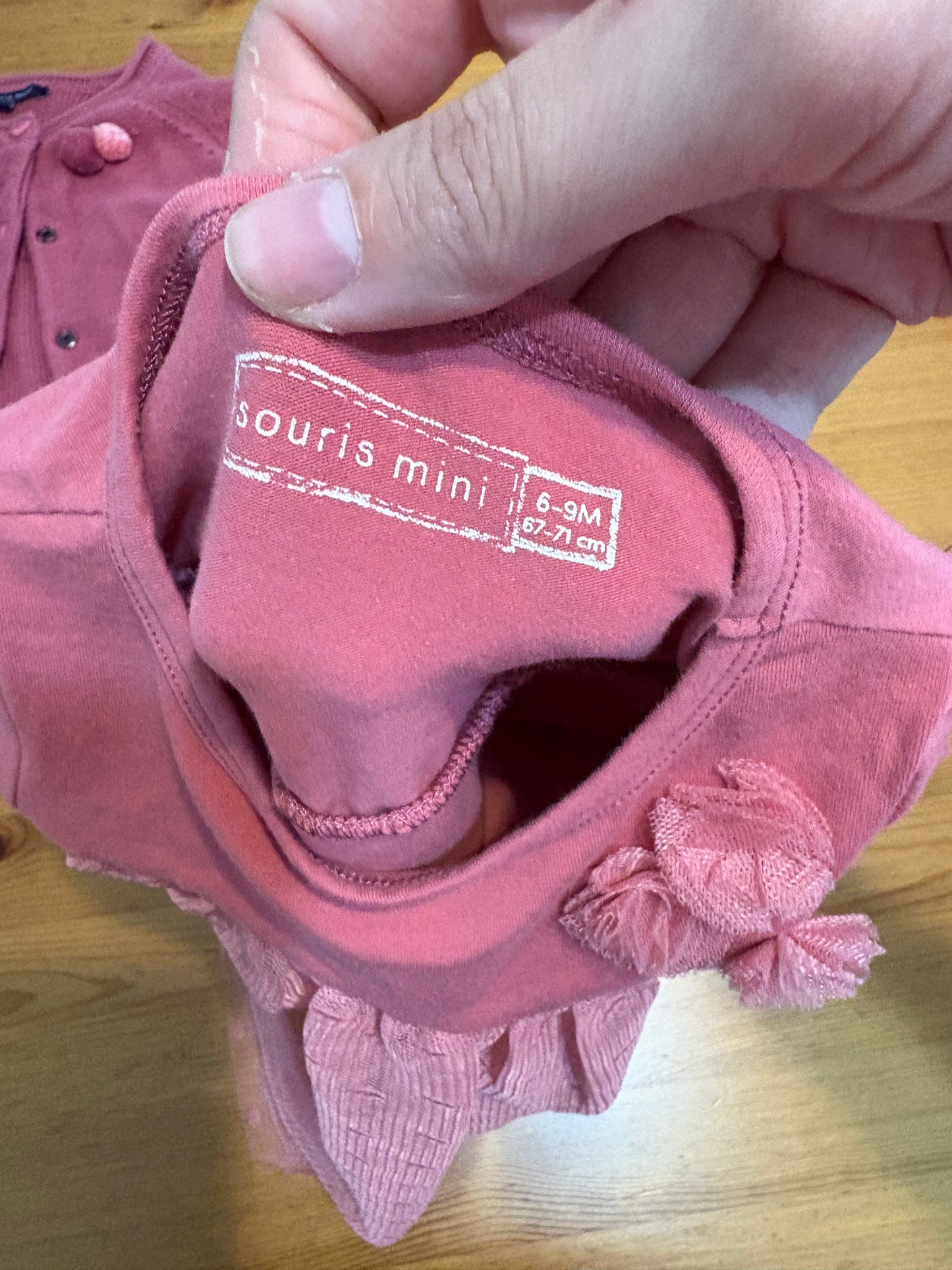 Ensemble souris mini 6-9 mois