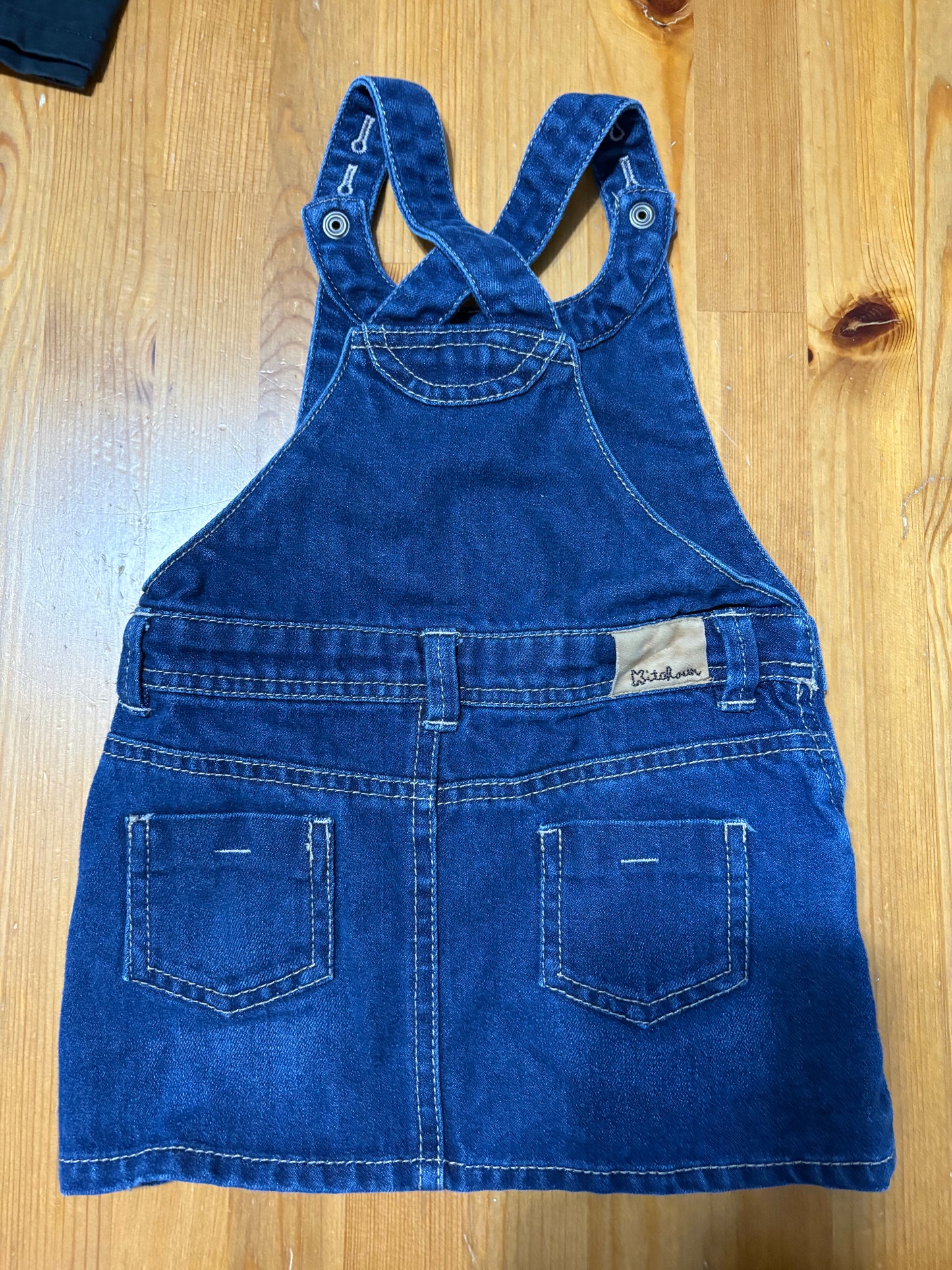 Magnifique robe/salopette top qualité kitchoum 12 mois