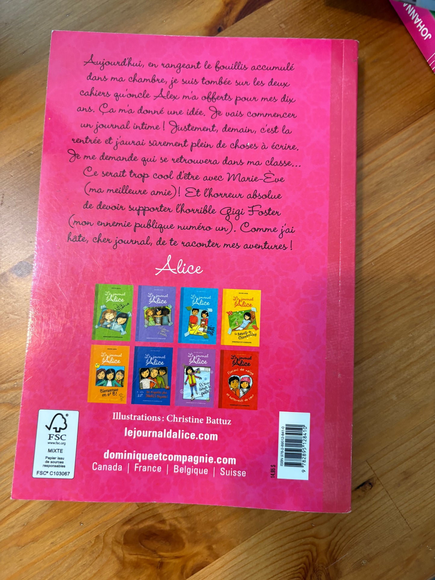 Le journal d’alice tome 1