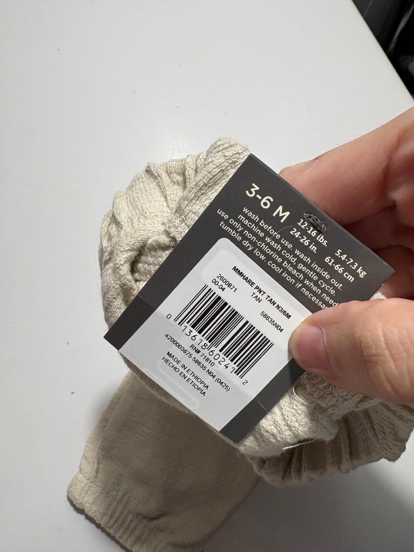 Pantalon neuf modern baby 3-6 mois