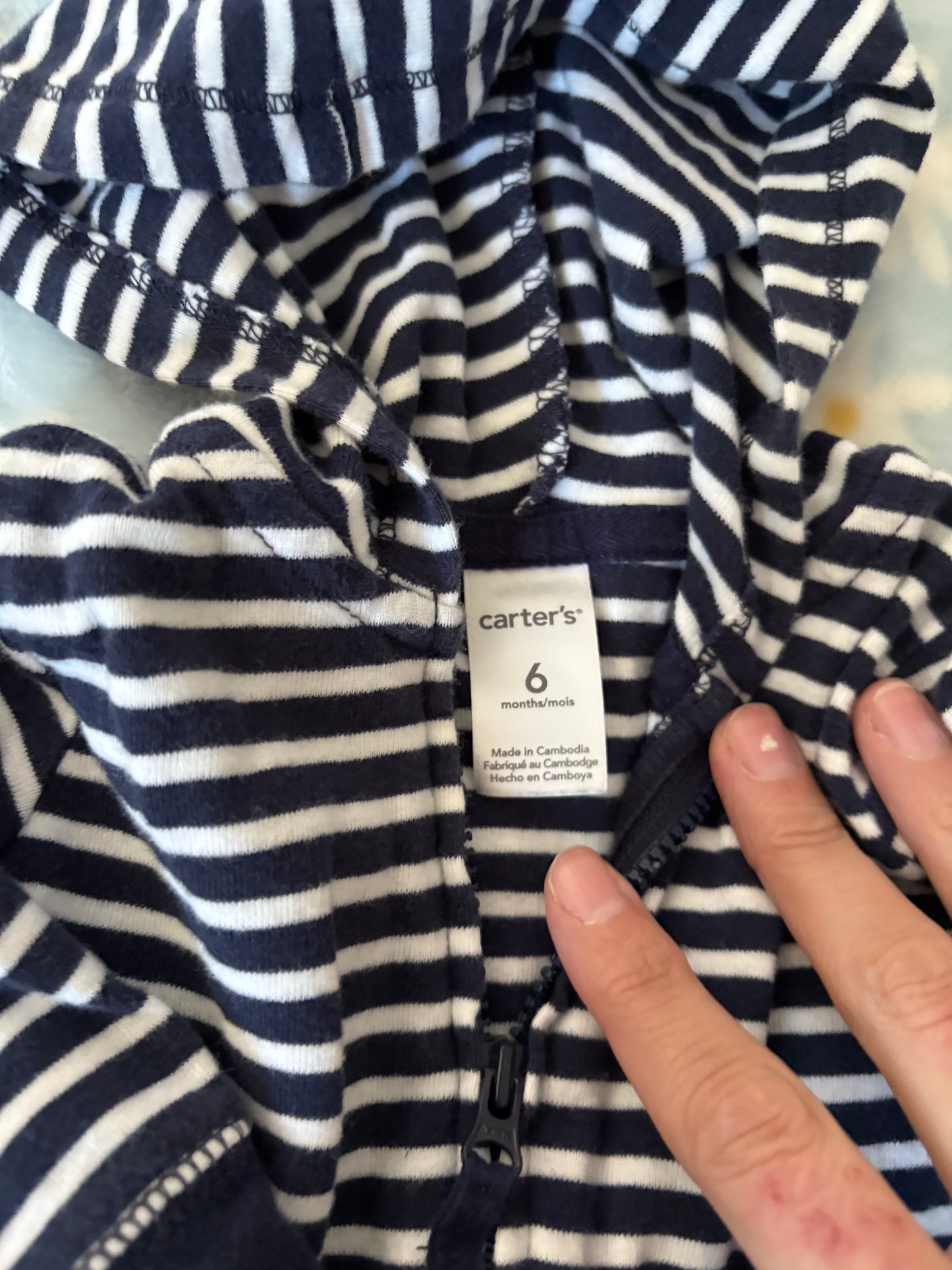 Veste carter’s 6 mois