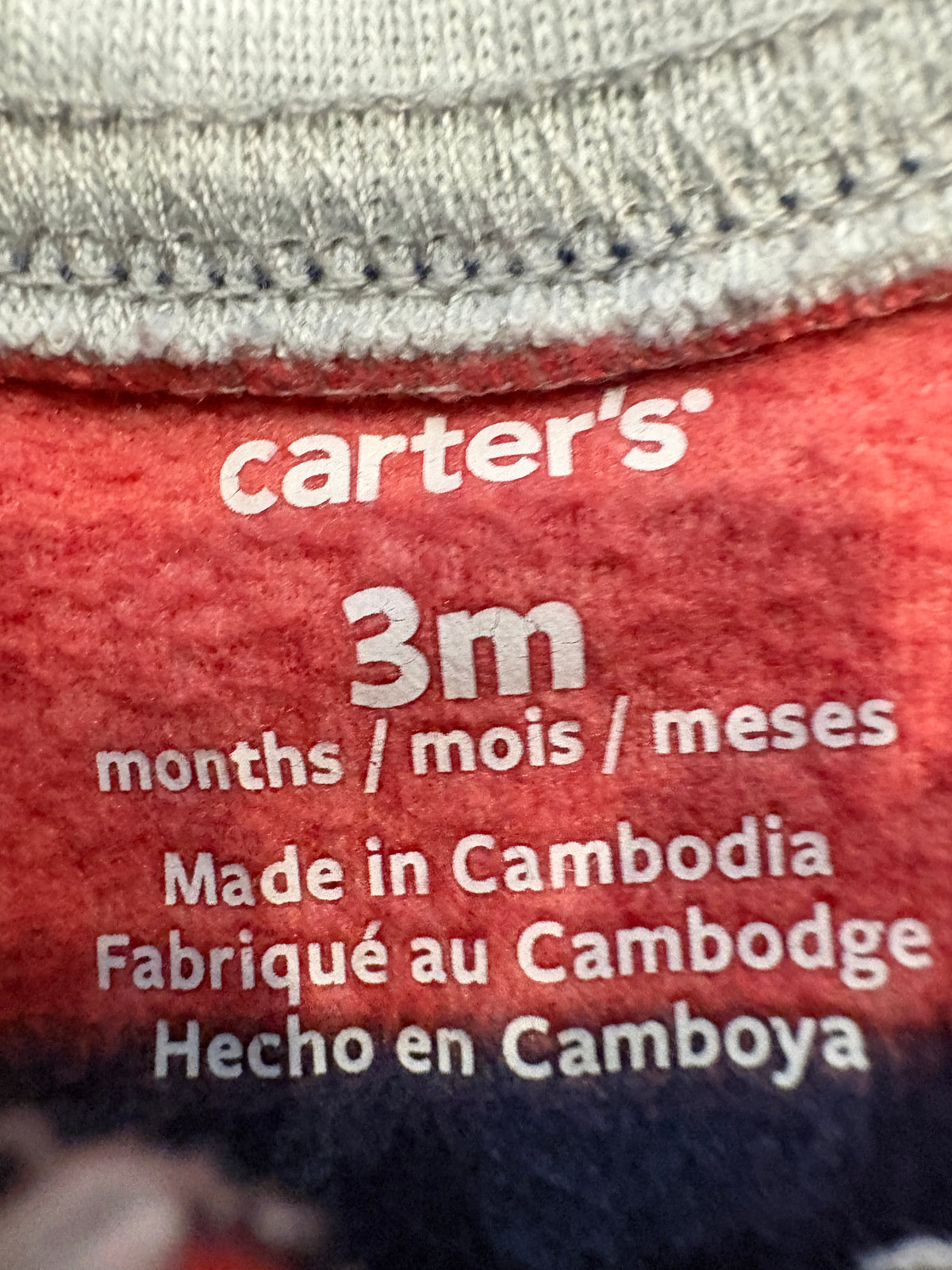 Pyjama carter's 3 mois (cmb)