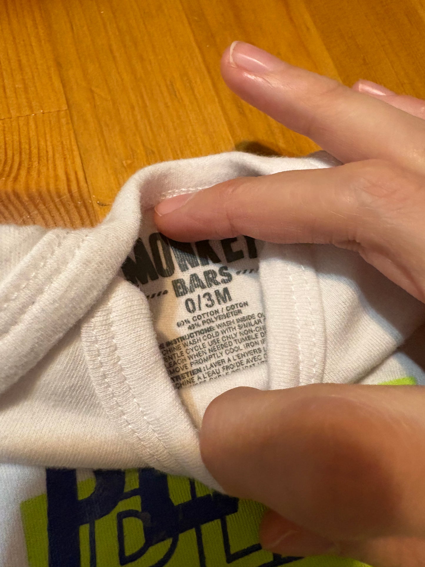 Cache-couche monkey bar 0-3 mois