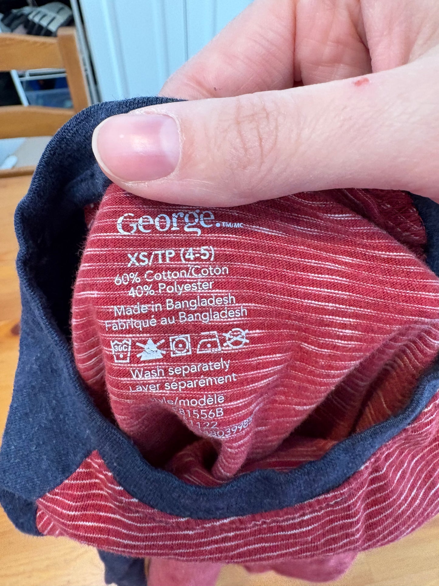 Gilet george xsmall 4-5 ans