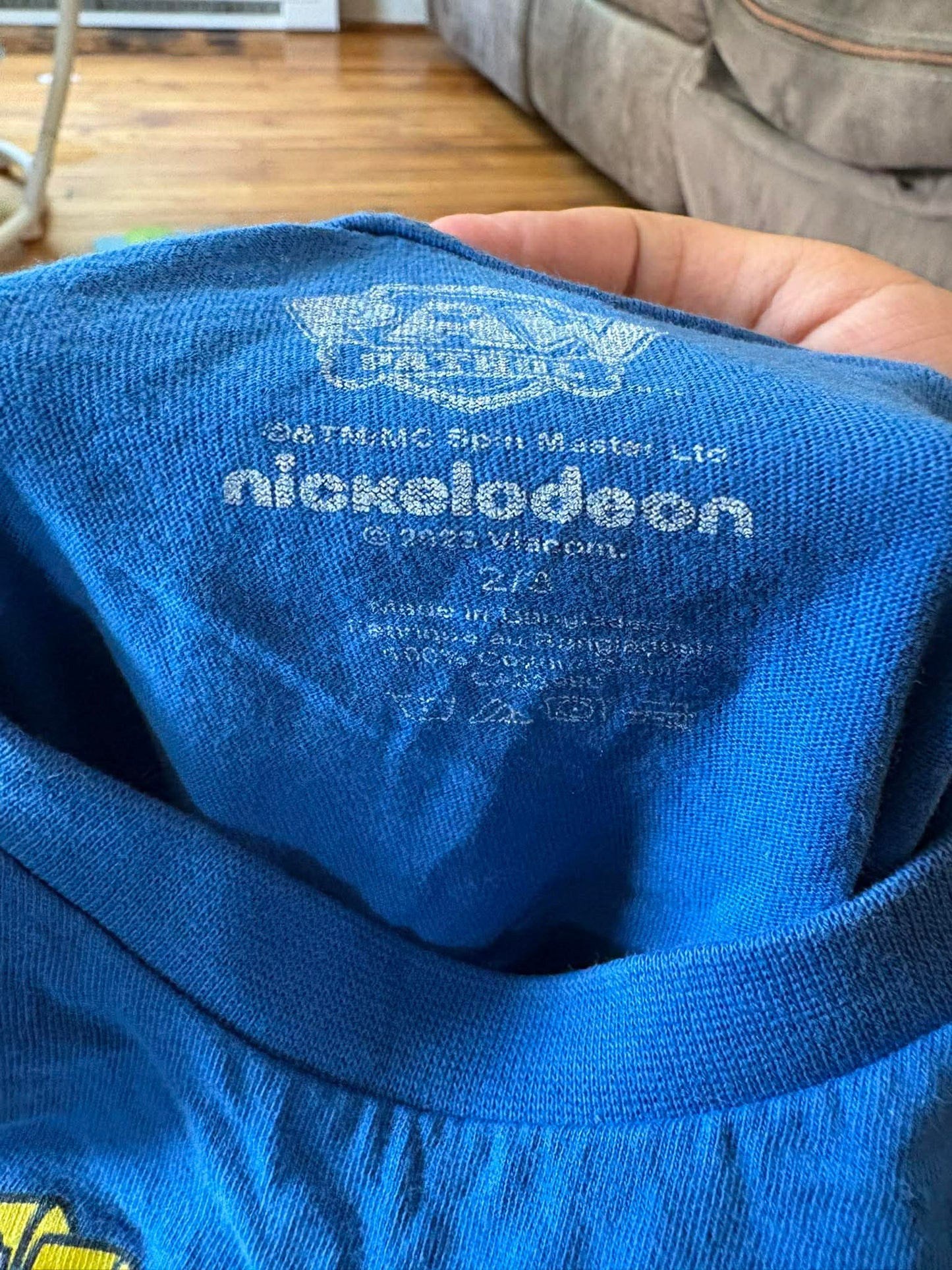 t-shirt nickelodeon 2-3 ans