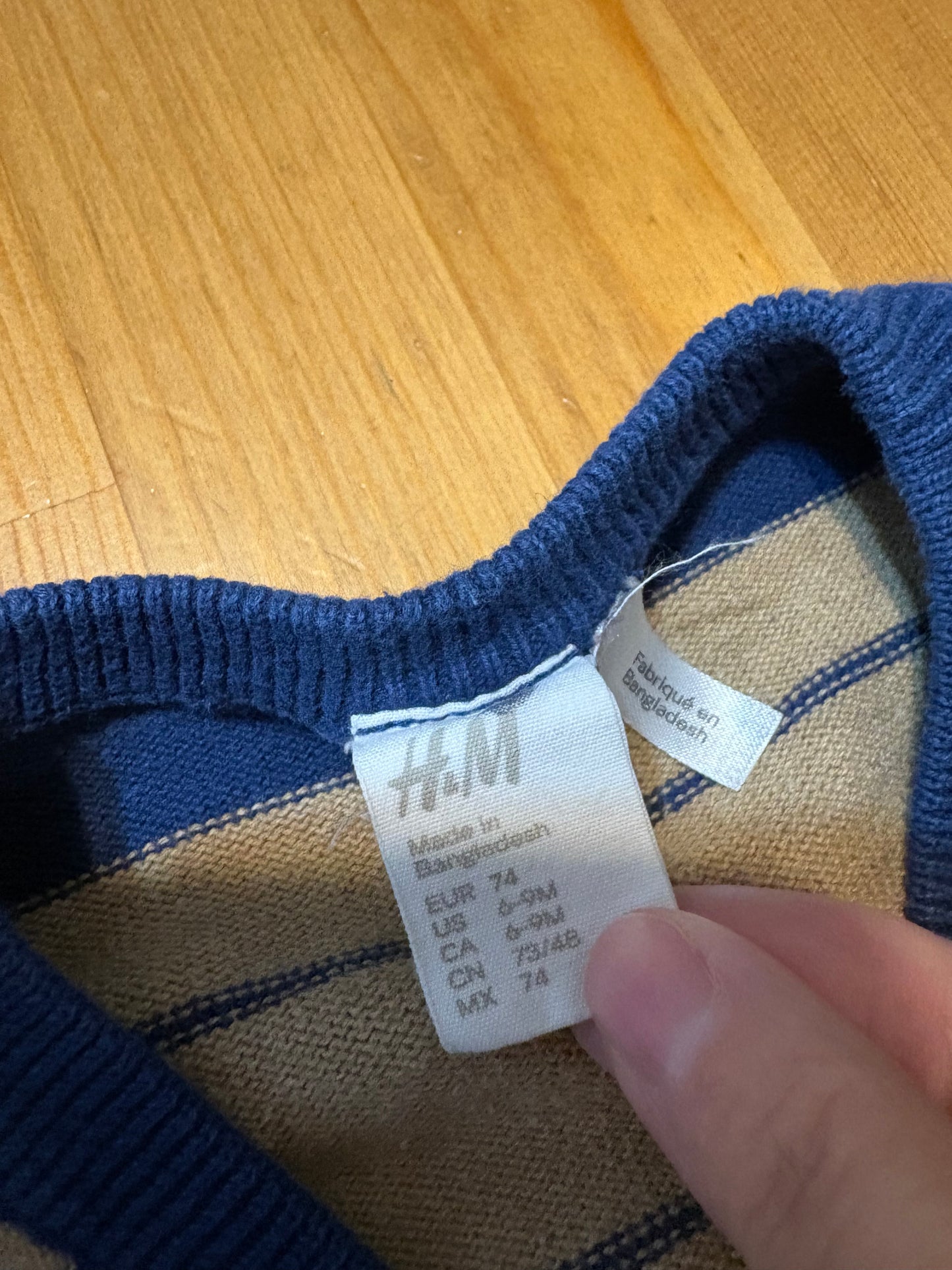 Gilet h&m 6-9 mois