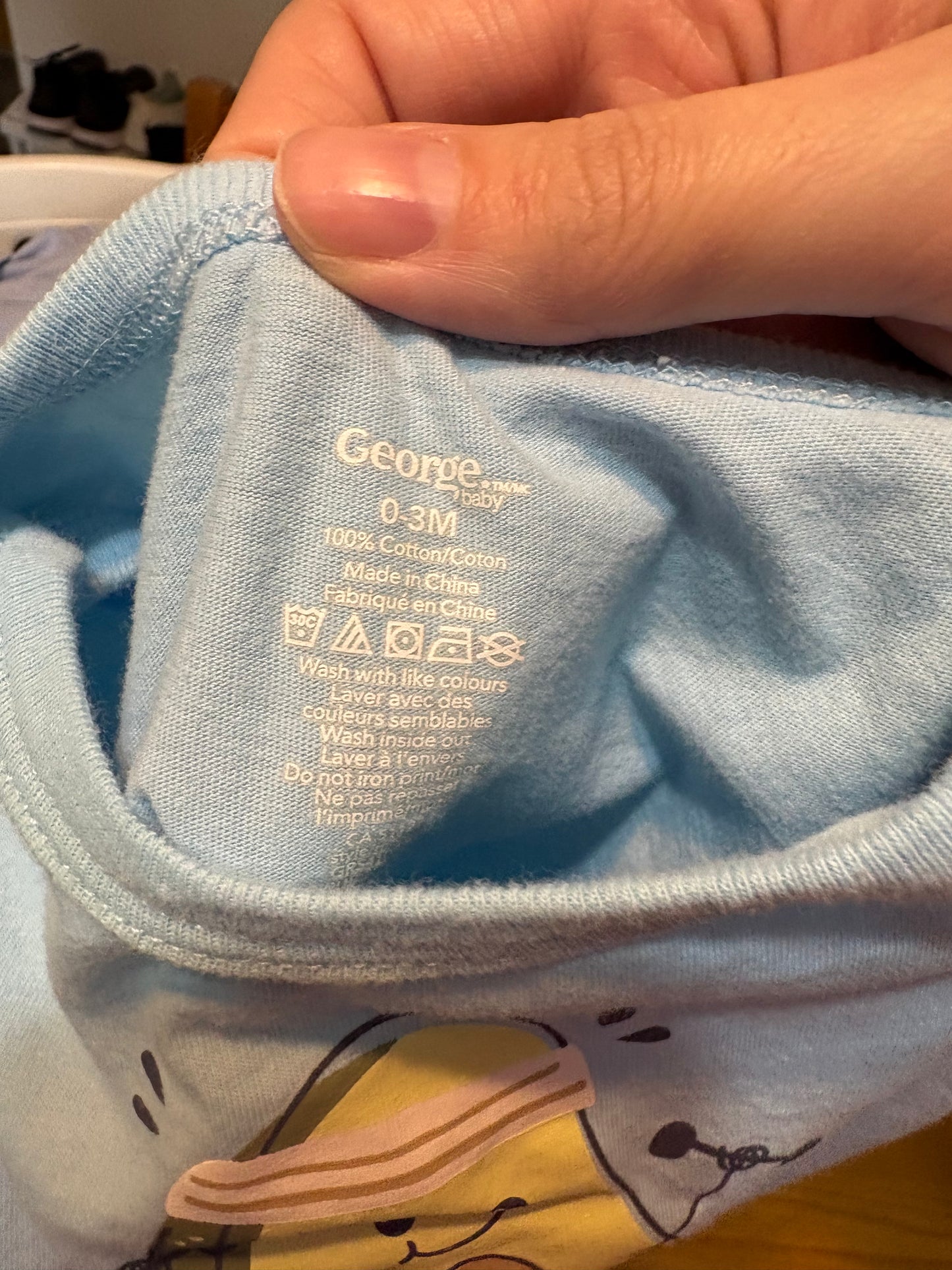 Cache-couche george 0-3 mois