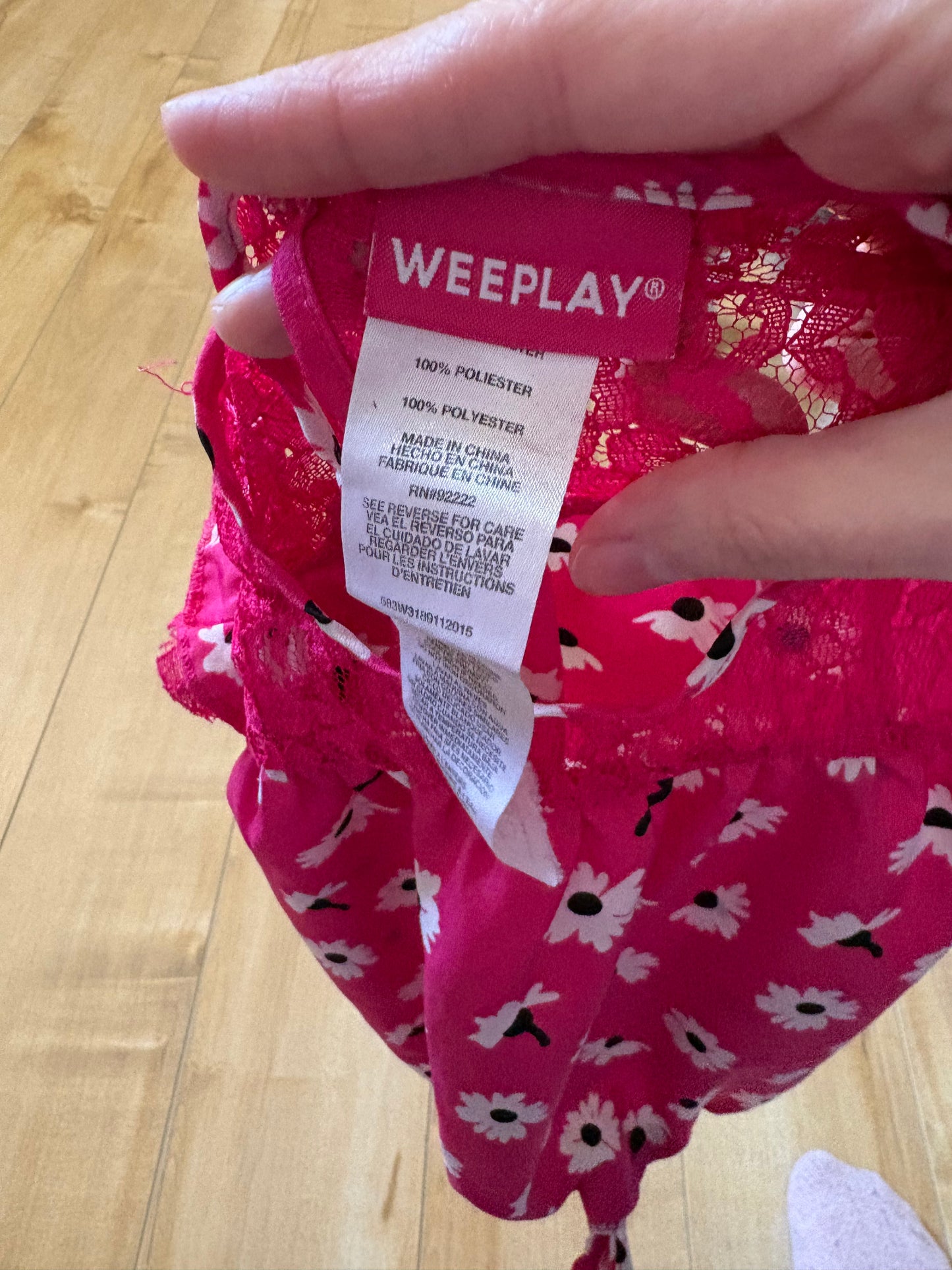 T-shirt weeplay 6-9 mois