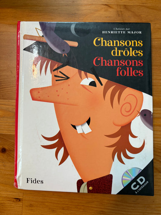 Livre chanson drôle chanson folles
