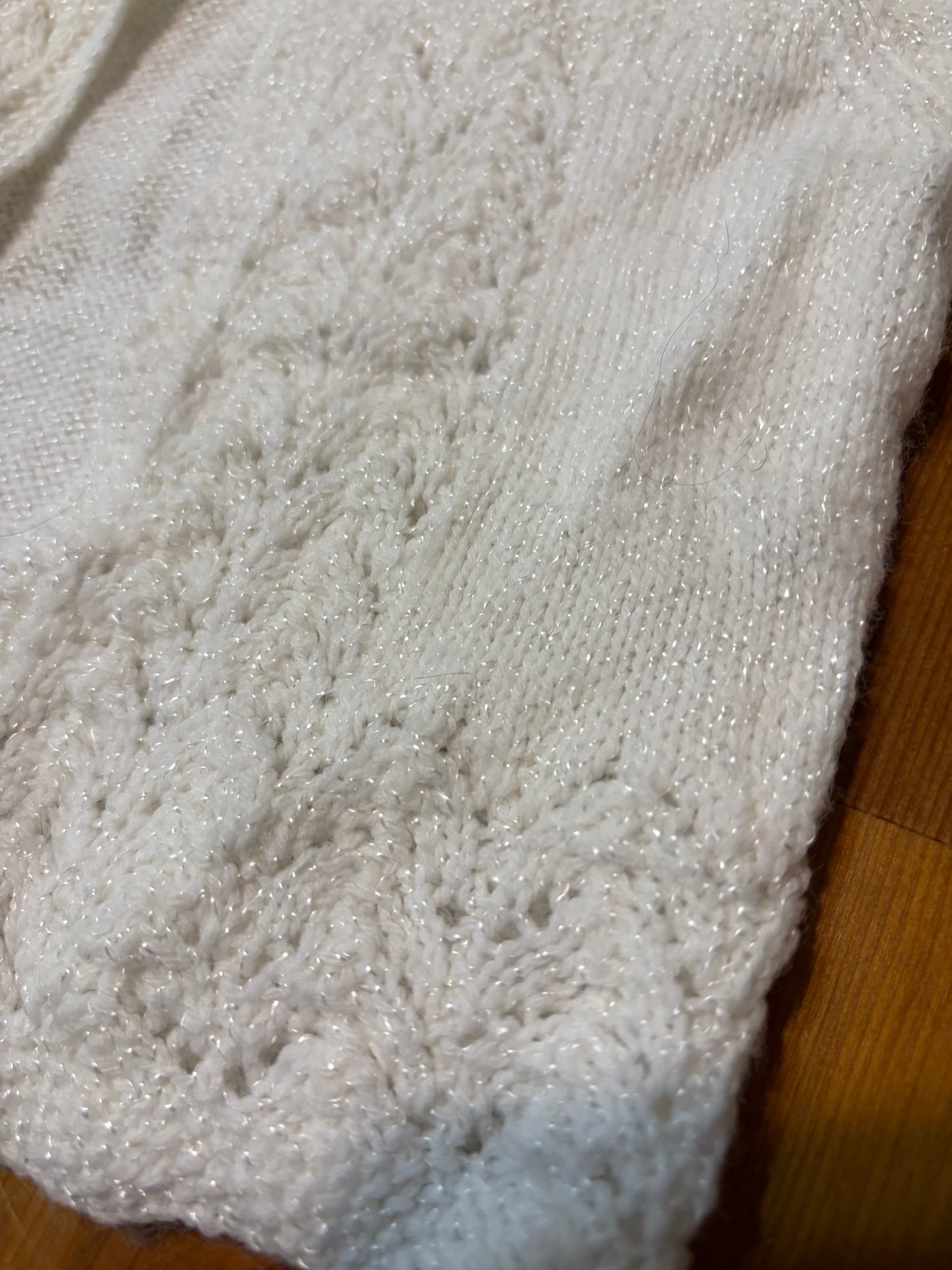 Magnifique tricot 3-12 mois environ vintage 1940/50