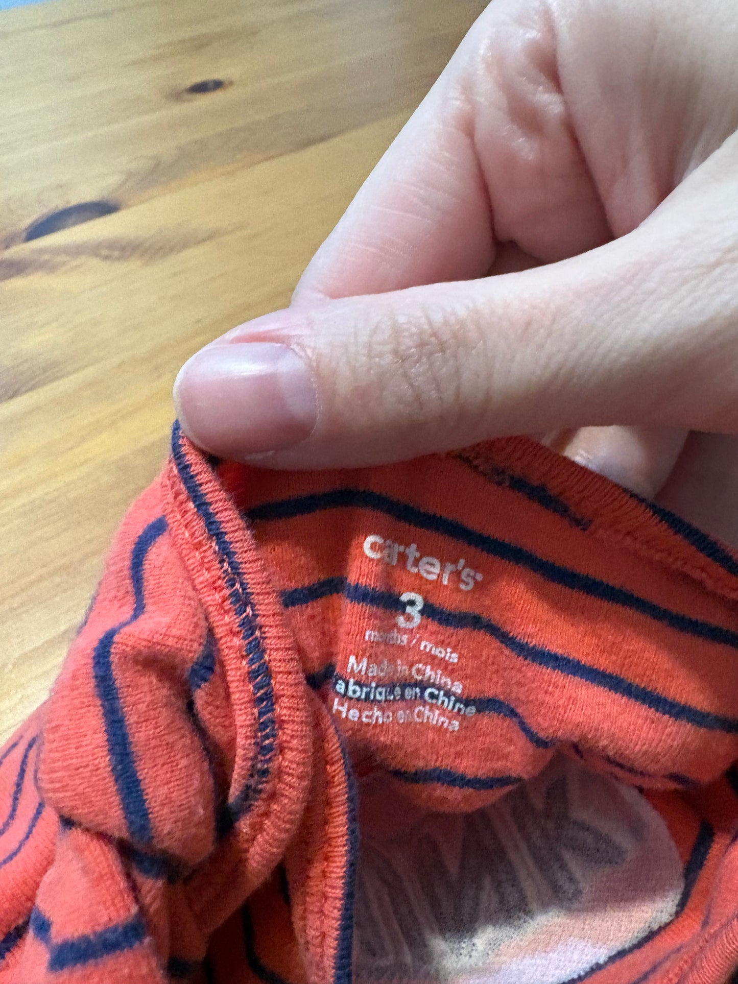 Cache-couche carter’s 3 mois