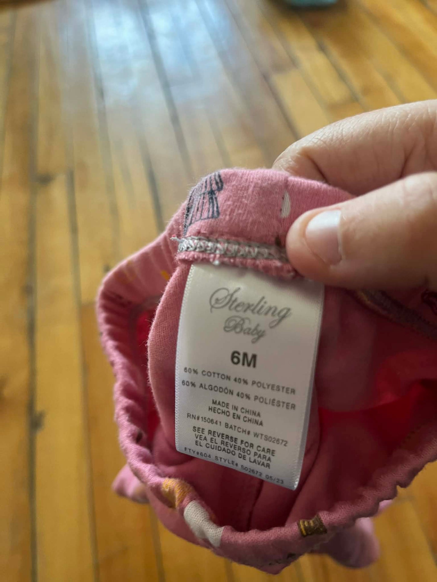 Pantalon pyjama sterling baby 6 mois