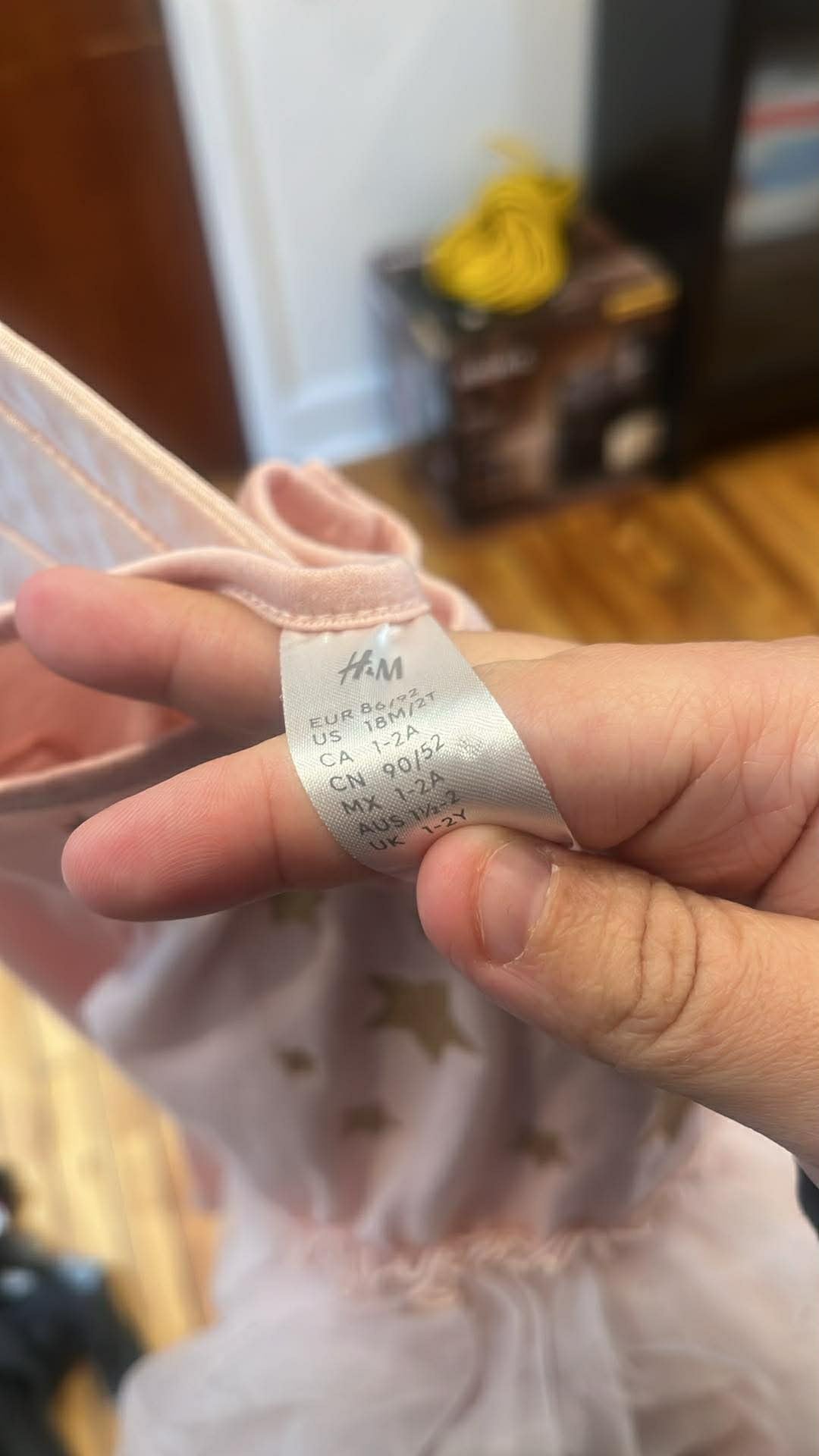 Robe h&m 1-2 ans