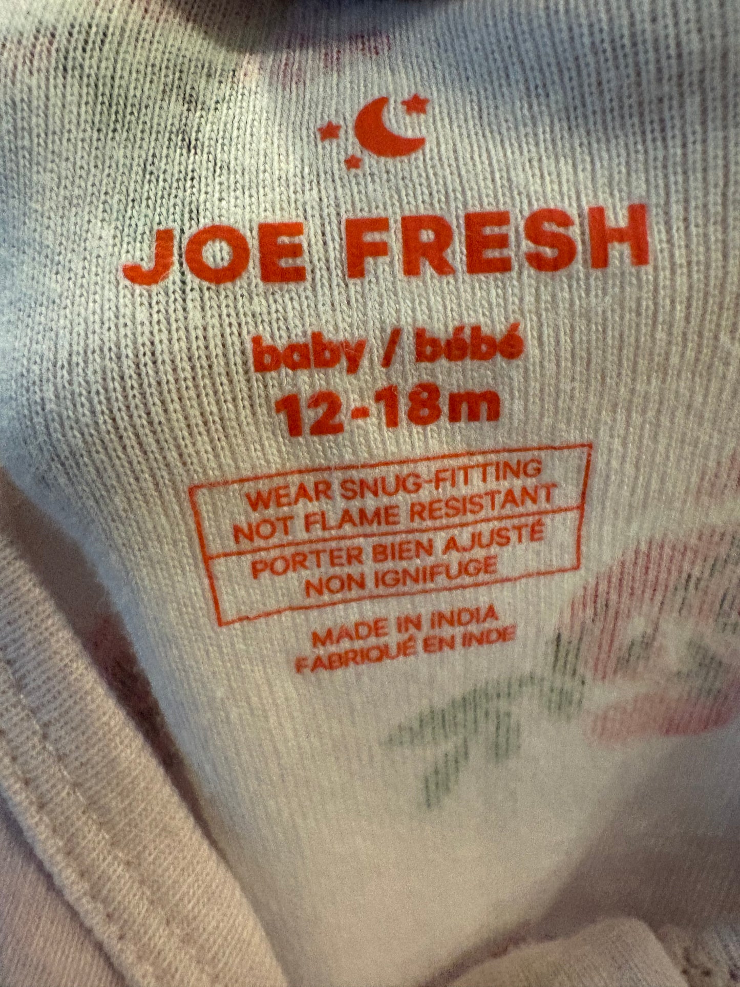 Pyjama Joe Fresh 12-18 mois