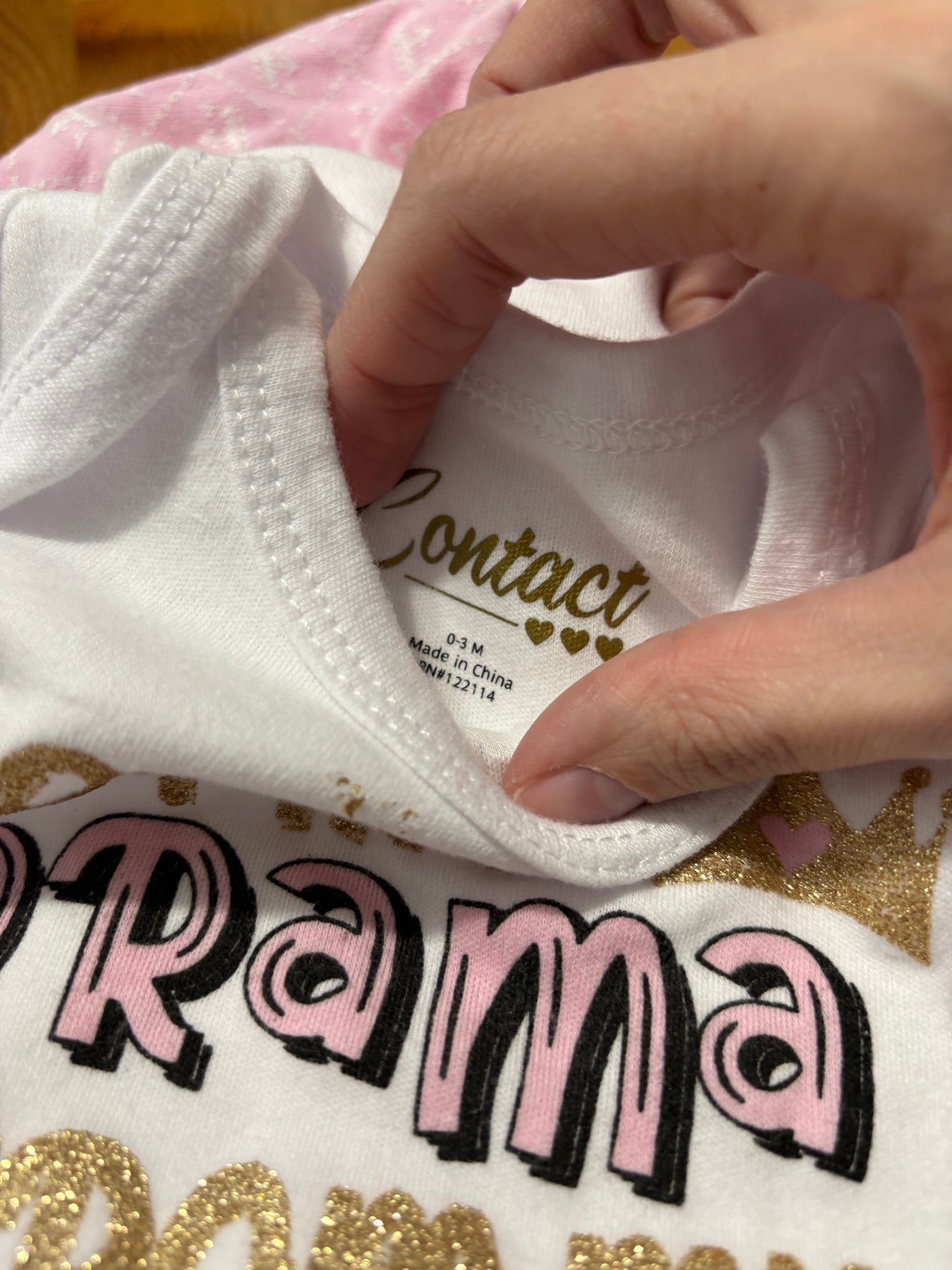 Ensemble 3 mrx contact 0-3 mois 2/ 10$ (rabais automatique)