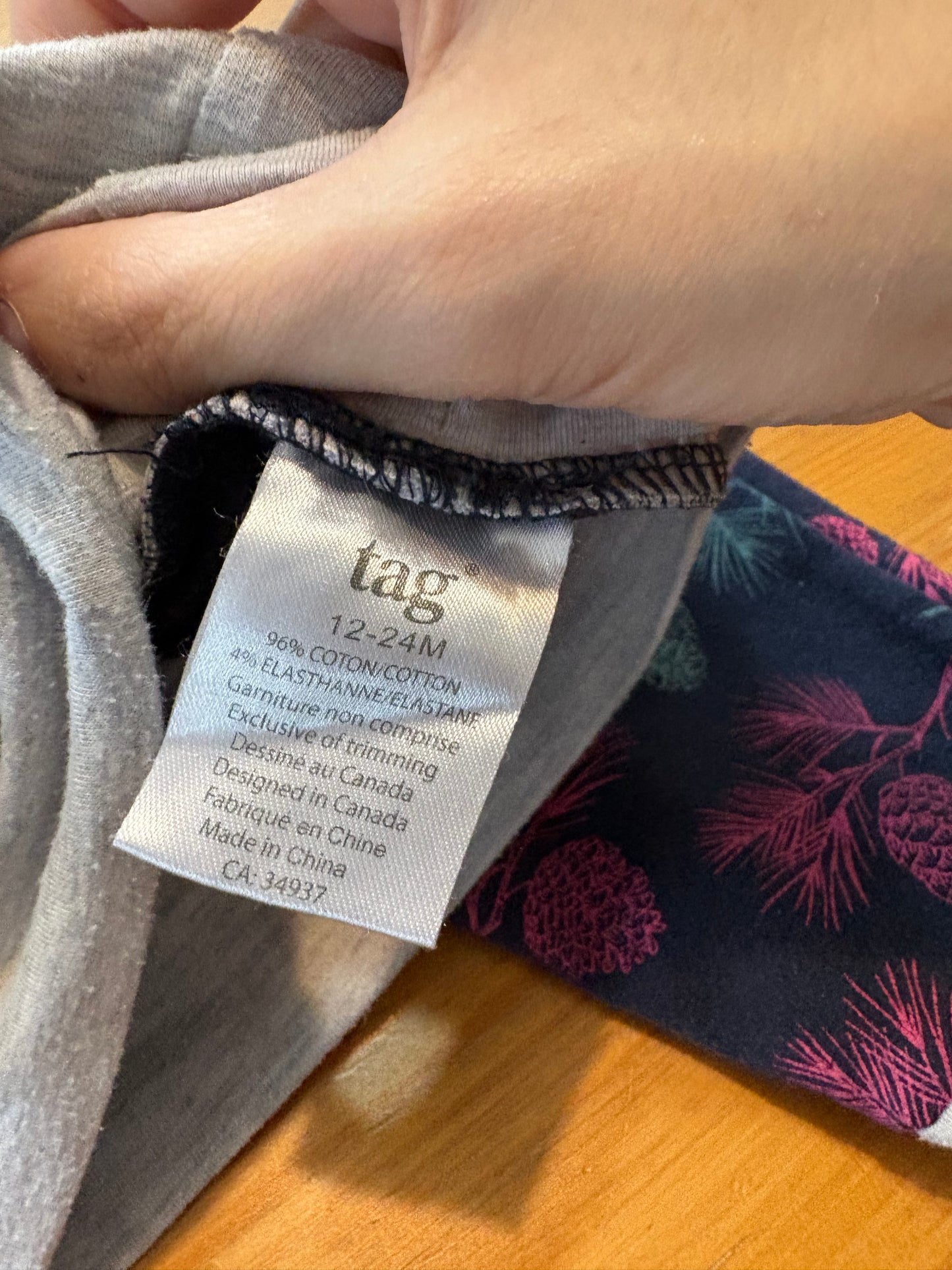 Pantalon tag évolutif 12-24 mois