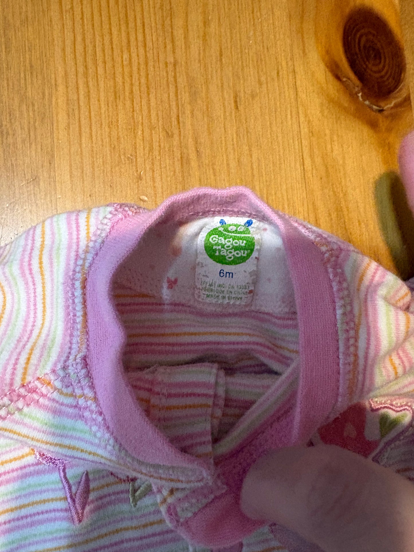 Pyjama gagou tagou 6 mois