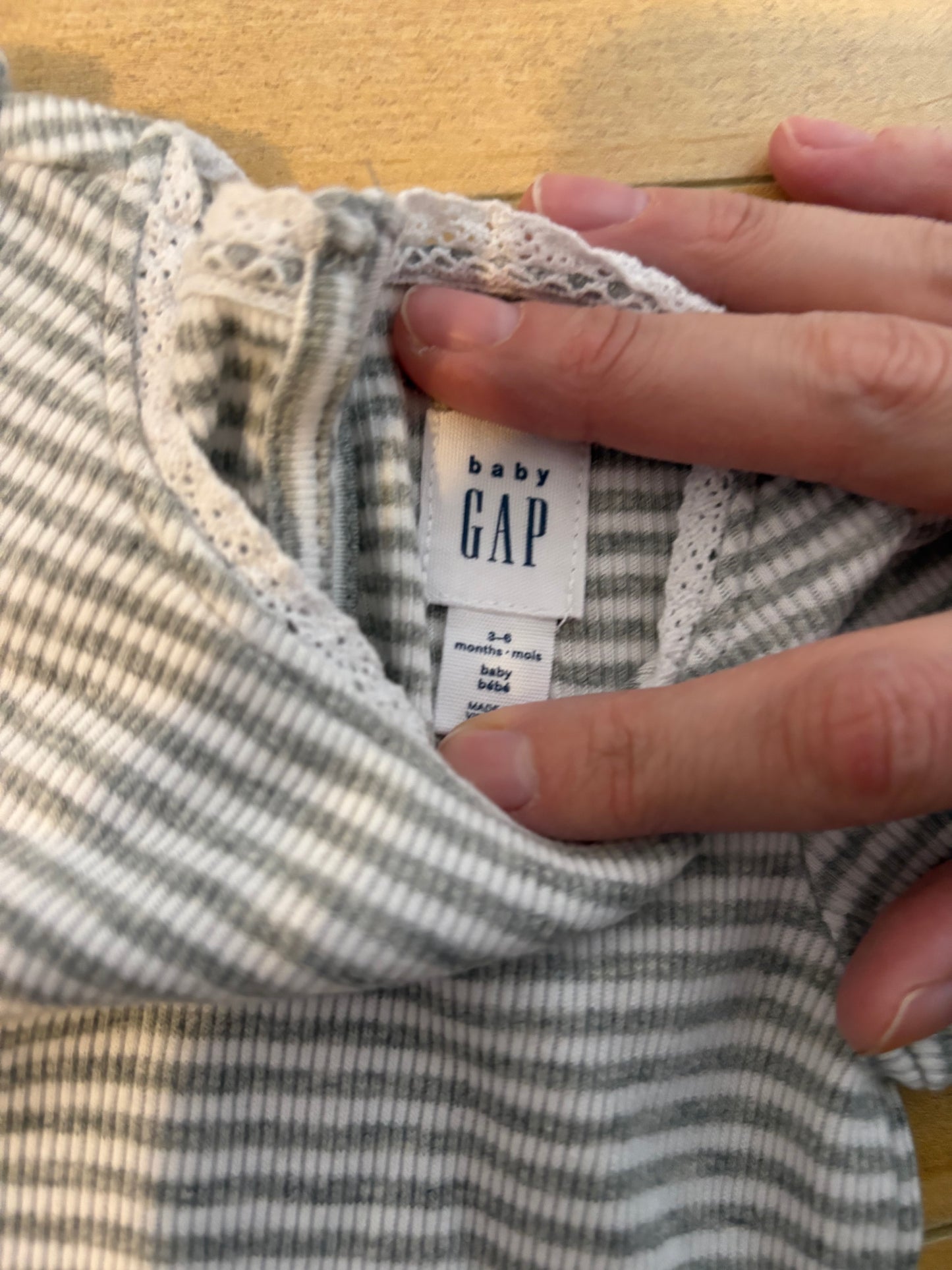 Cache-couche gap 3-6 mois