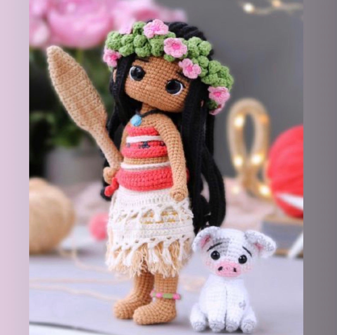 Moana et Pua environ 26 cm
