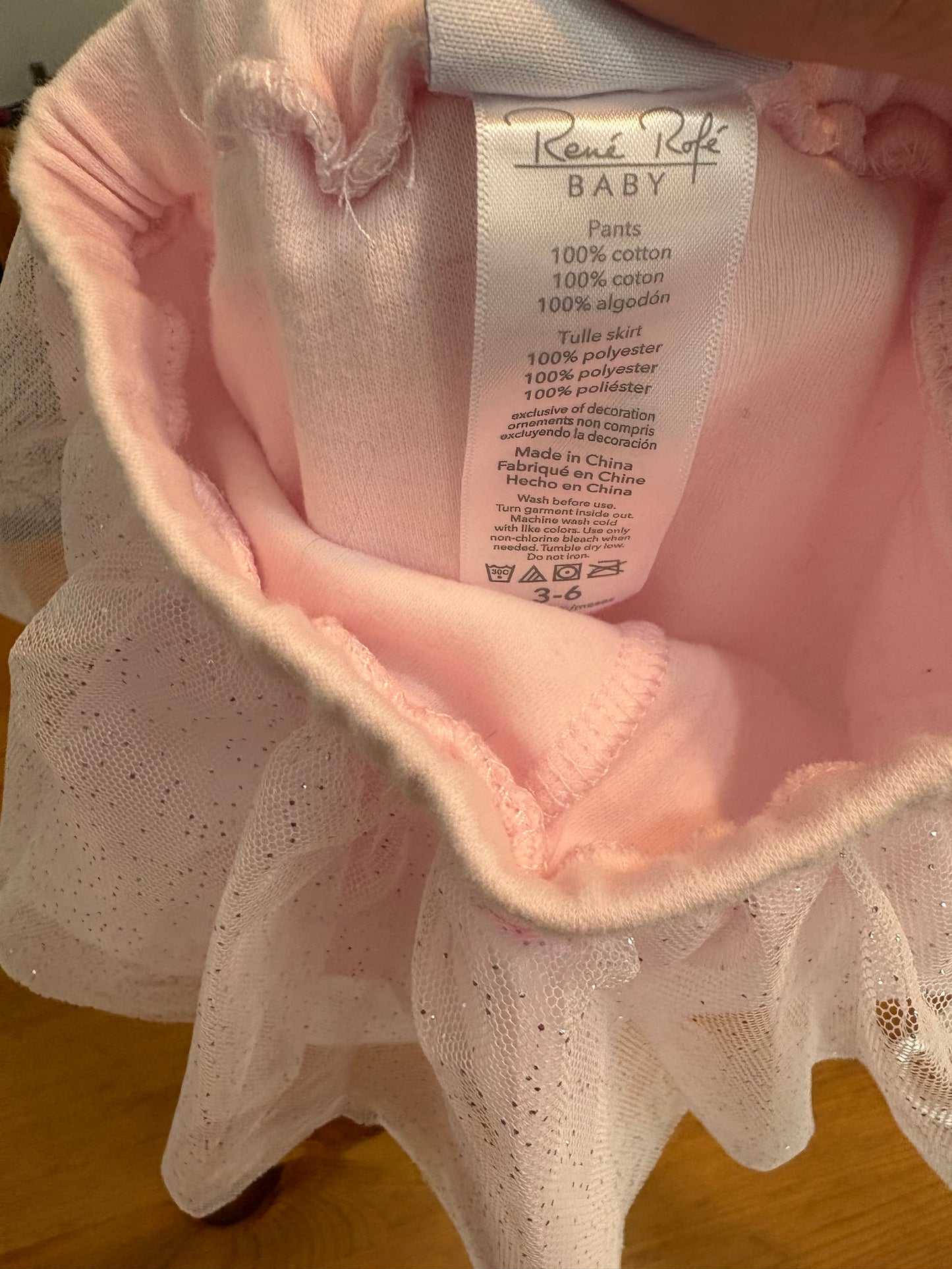 Pantalon avec tutu rené rofé 3-6 mois