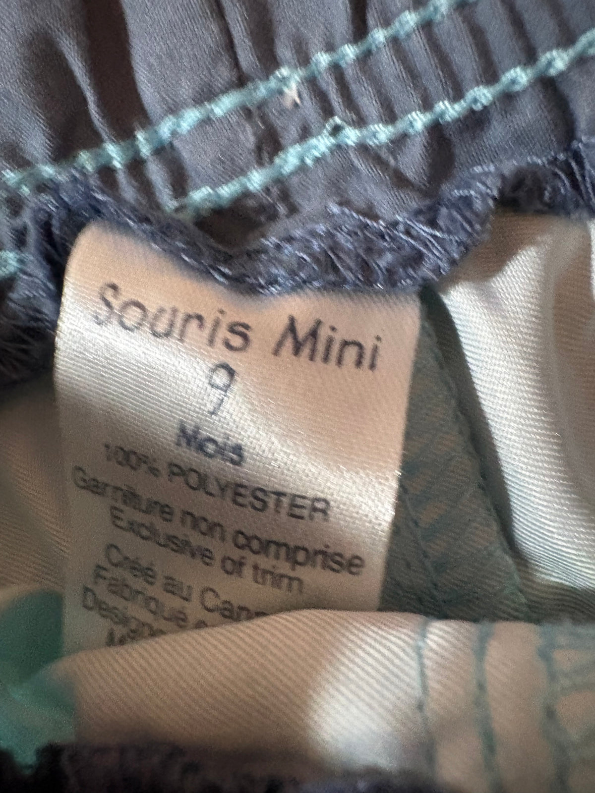 Short Souris Mini 9 mois (cmb)