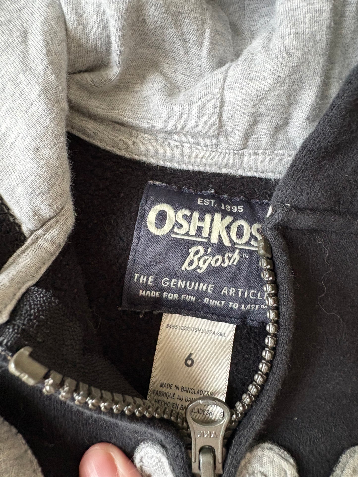 Veste oskosh 6T*
