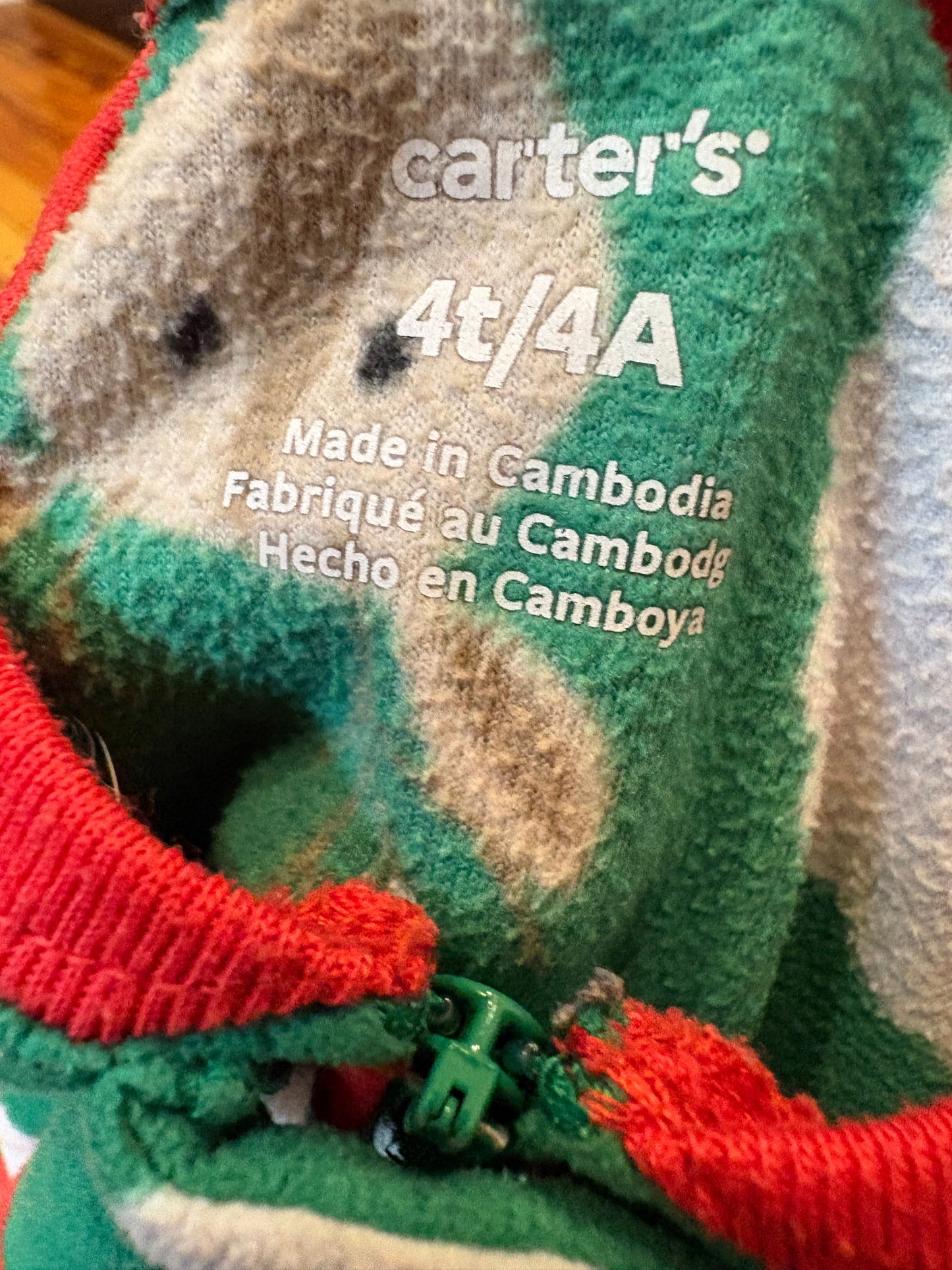 Pyjama carter's 4T (cmb)