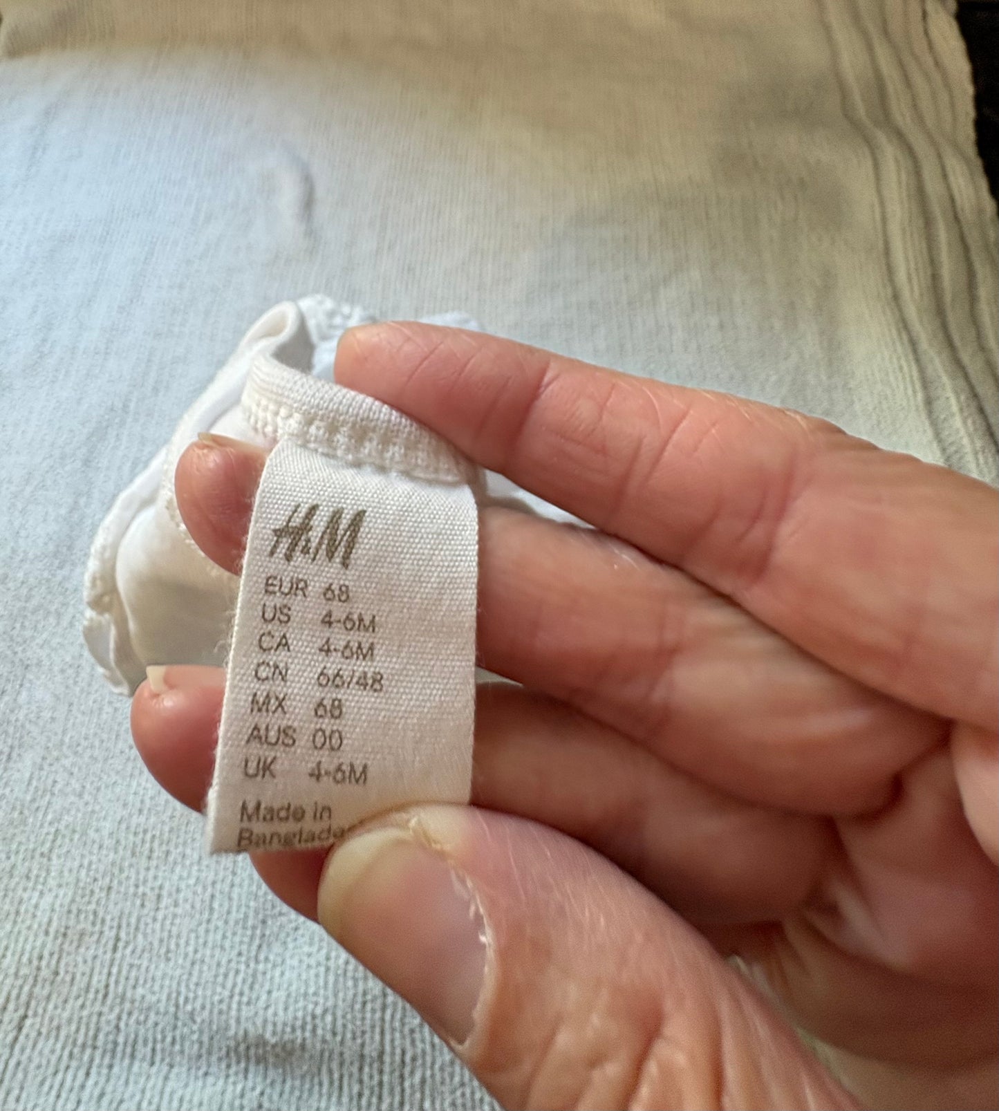 Cache-couche h&m 4-6 mois
