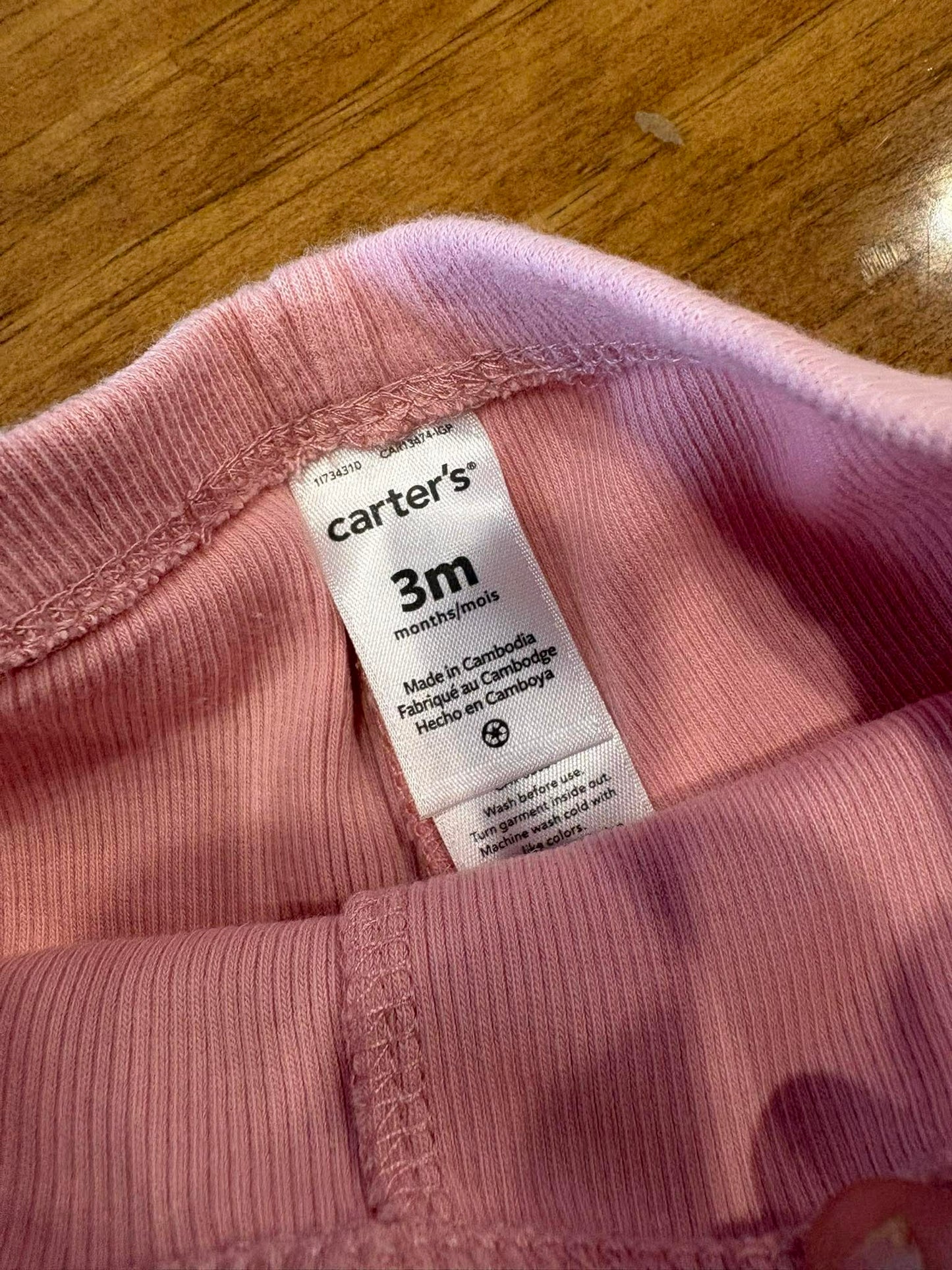 Legging carter’s 3 mois état neuf