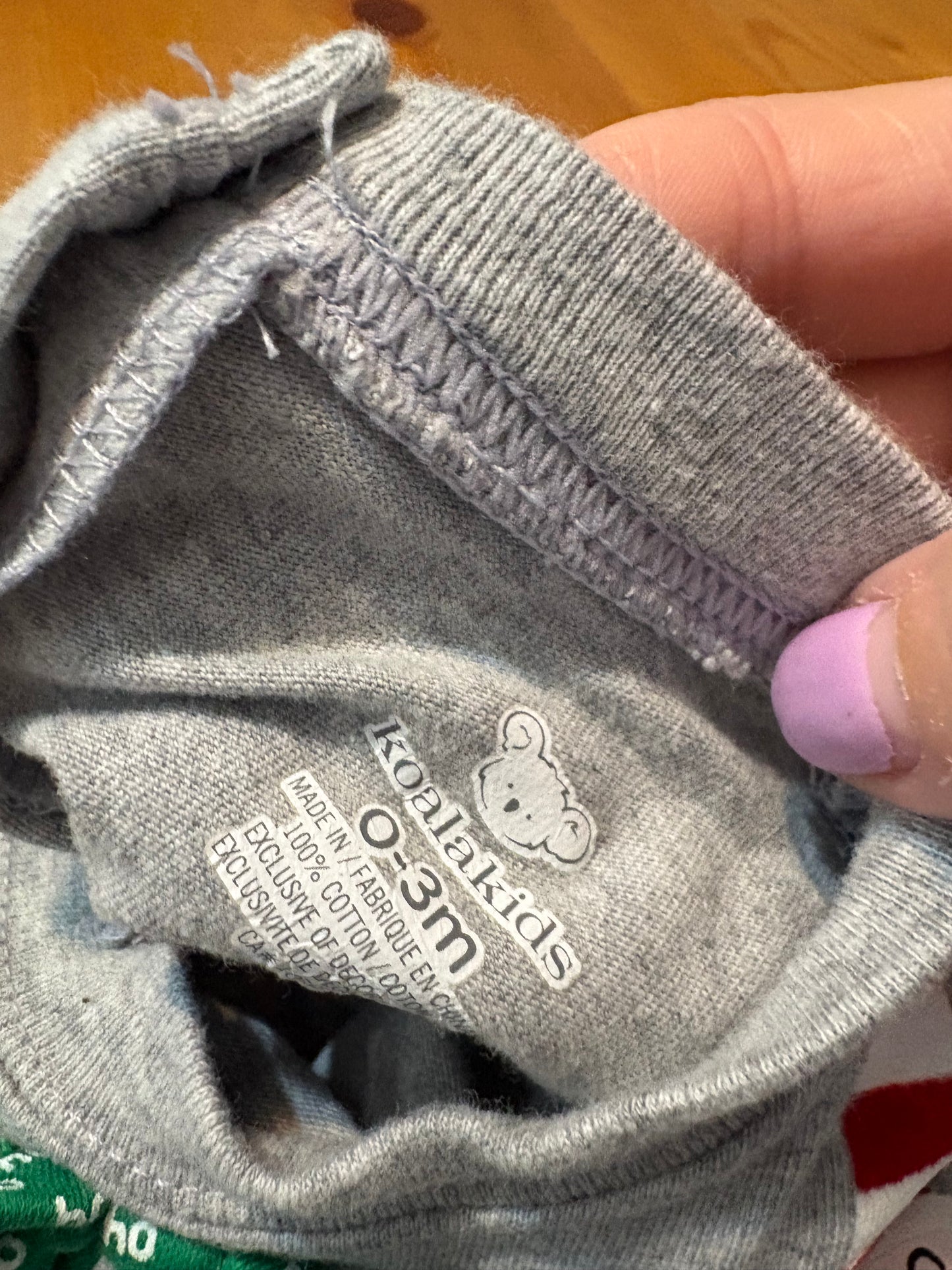 Cache-couche noël koala baby 0-3 mois