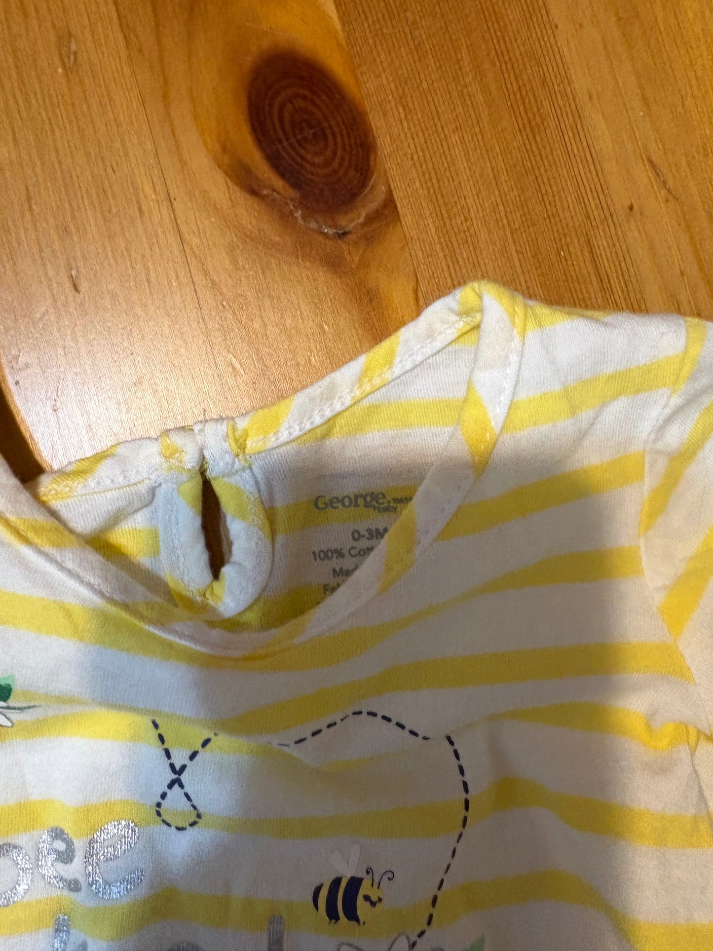 T-shirt george 0-3 mois