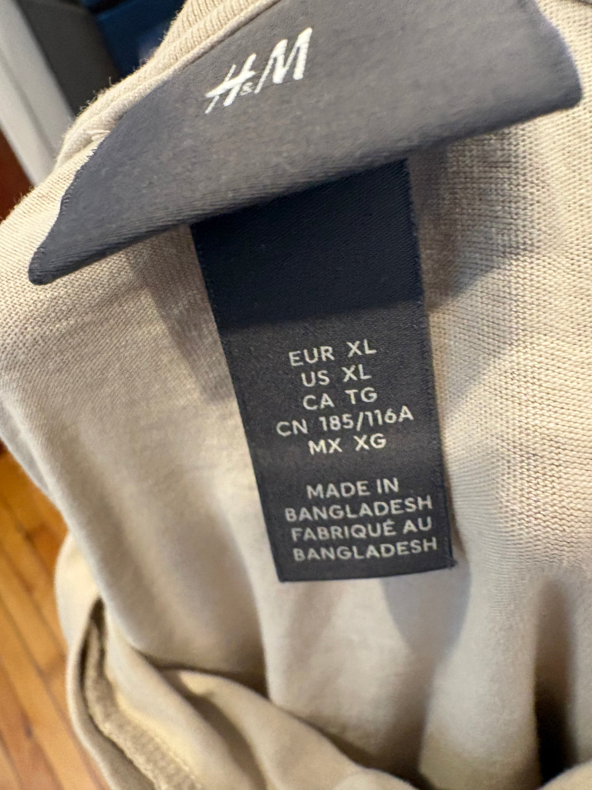 T shirt homme H&M XL (cmb)