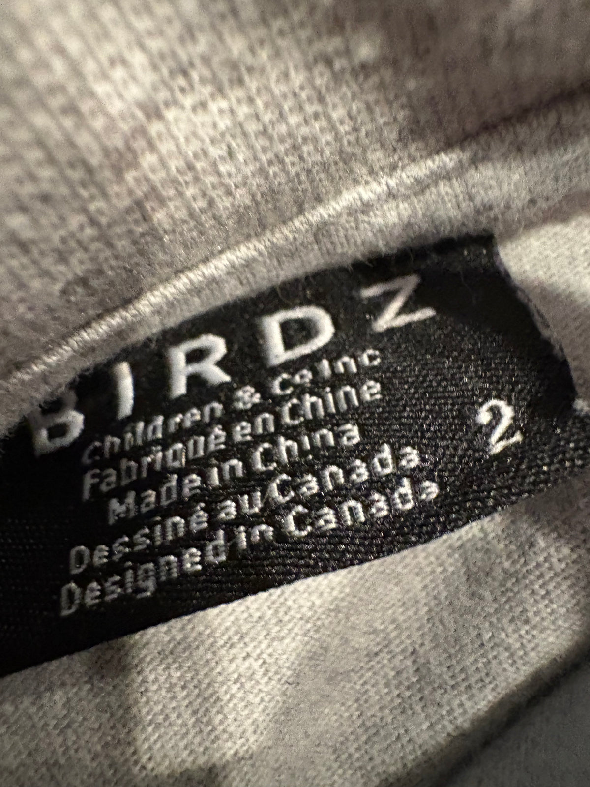 Chandail manche longue birdz 2T (cmb)