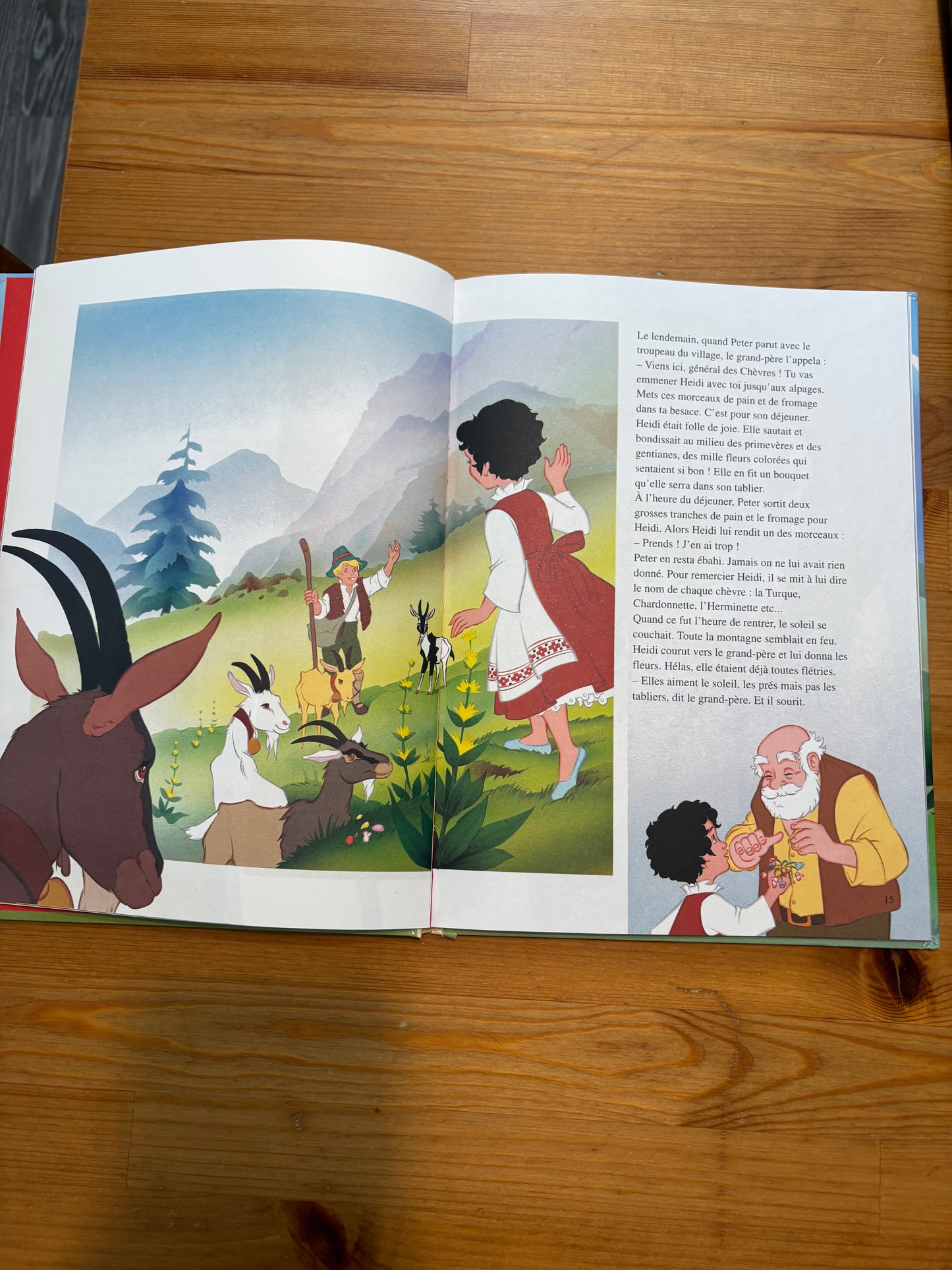 Livre de conte Heidi