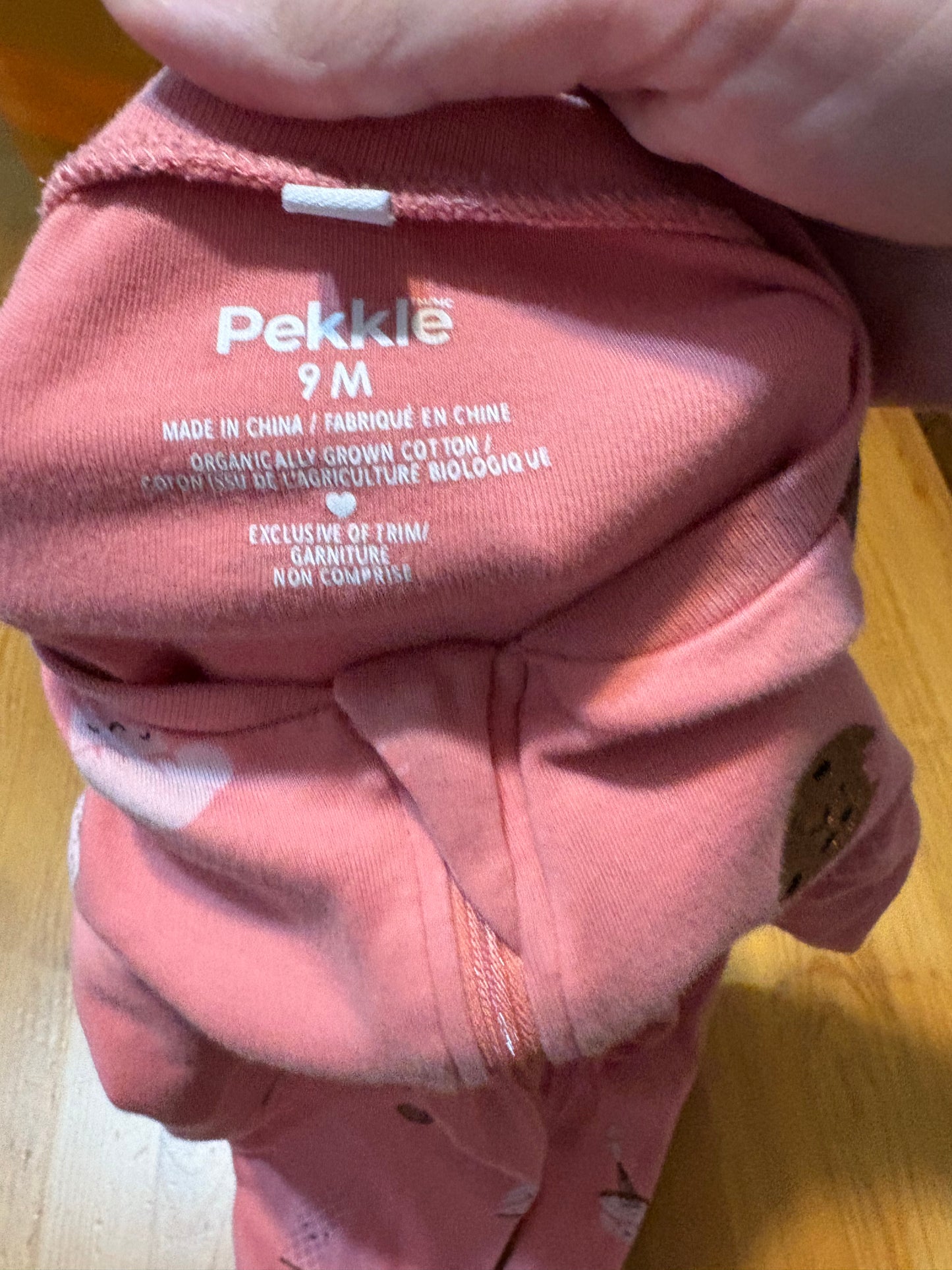 Pyjama pekkle 9 mois