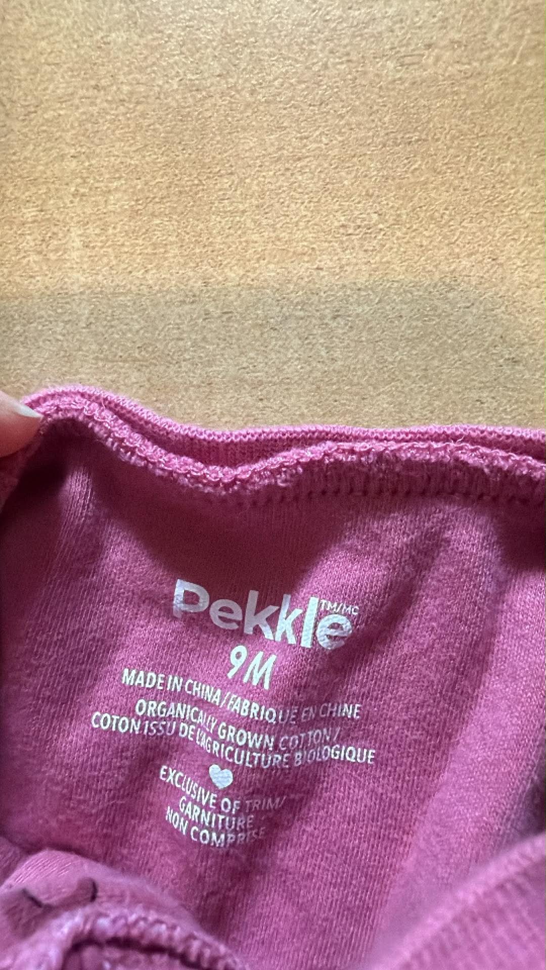 Pyjama pekkle 9 mois