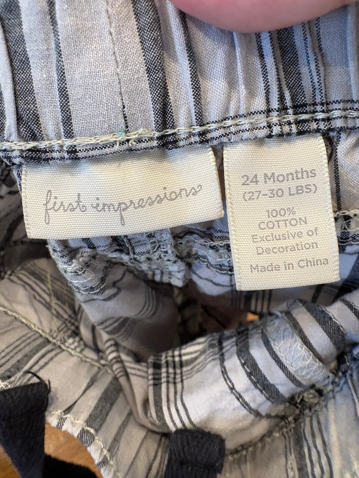 Short first impressions 24 mois (cmb)