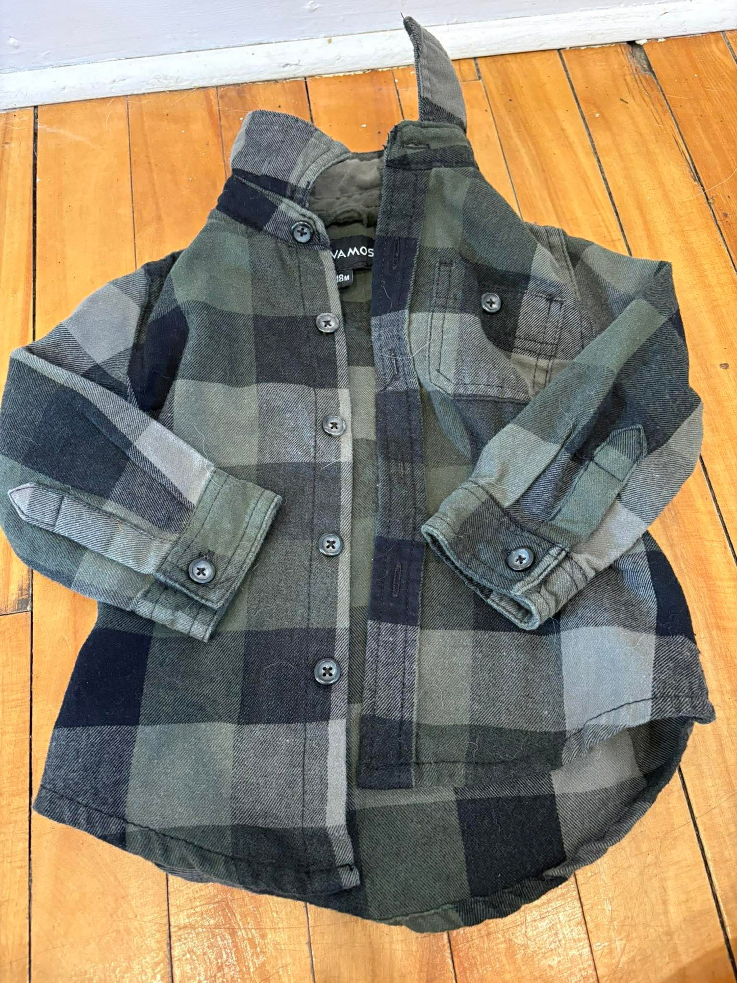 Chemise en flanelle vamos 18 mois (cmb)