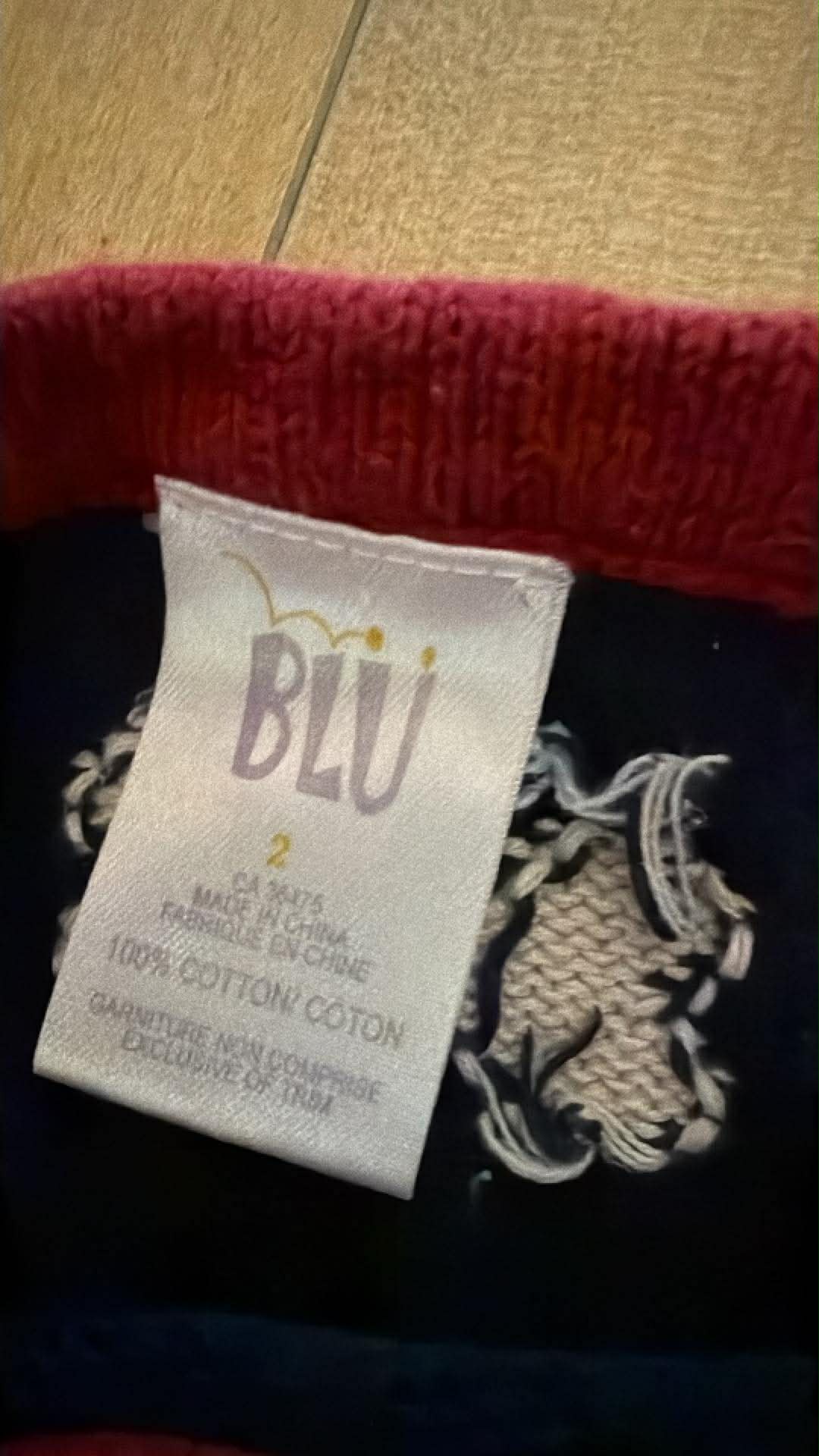 Tricot Blue 2T vintage đ