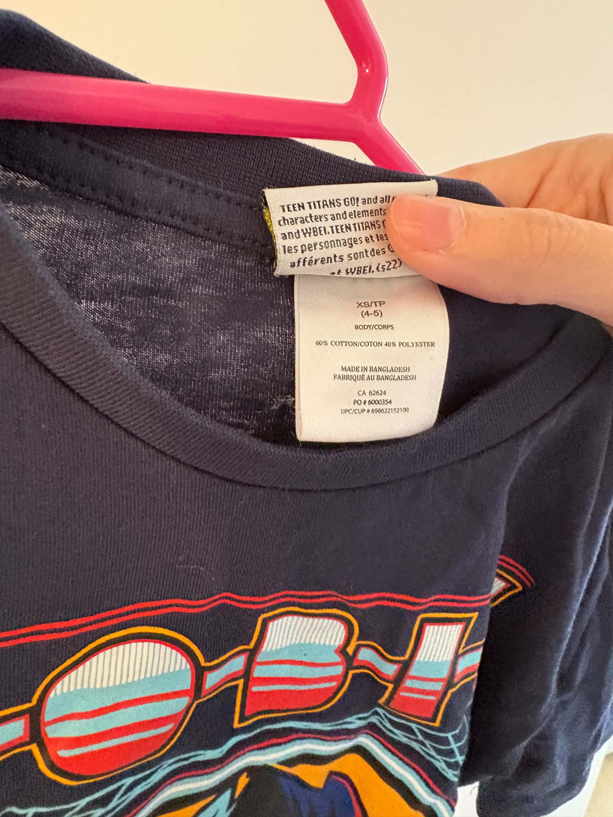 t-shirt Teen tatan go 4-5 ans