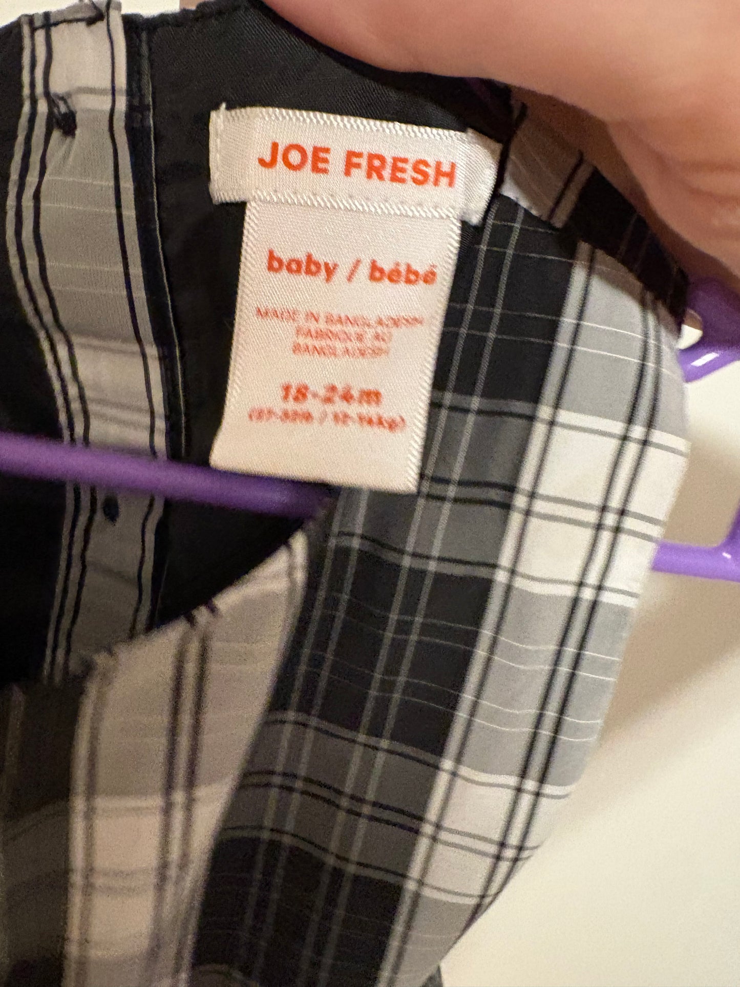 Robe joe fresh 18-24 mois
