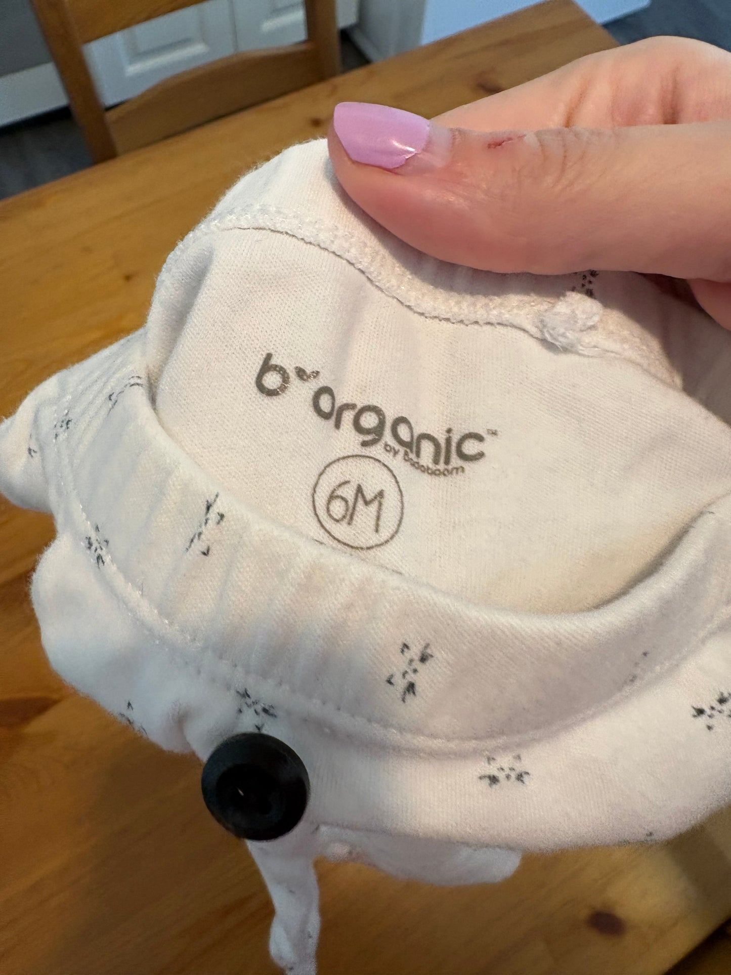 Pantalon b organic 6mois neuf