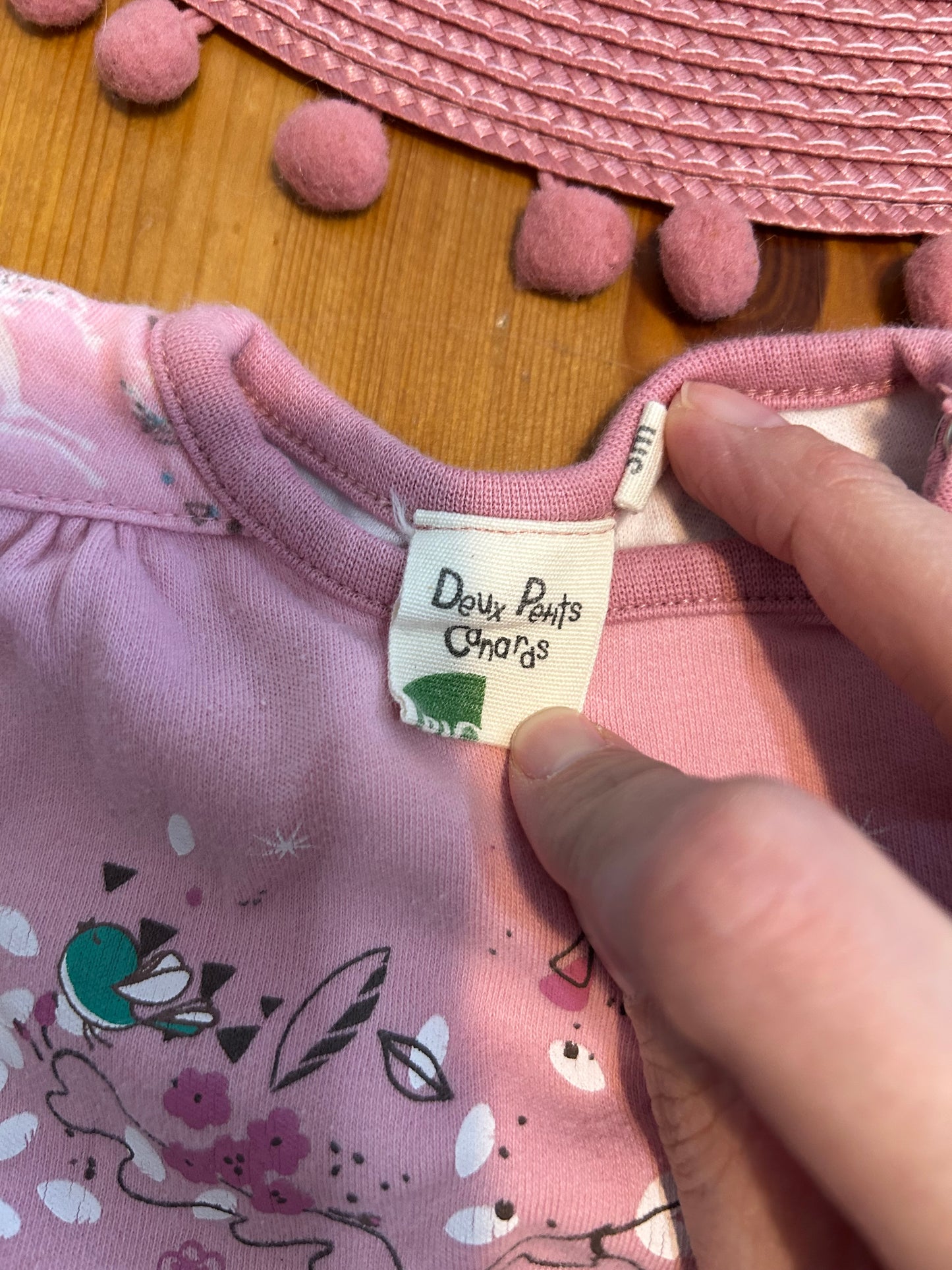 Pyjama deux petit canard bio 3 mois
