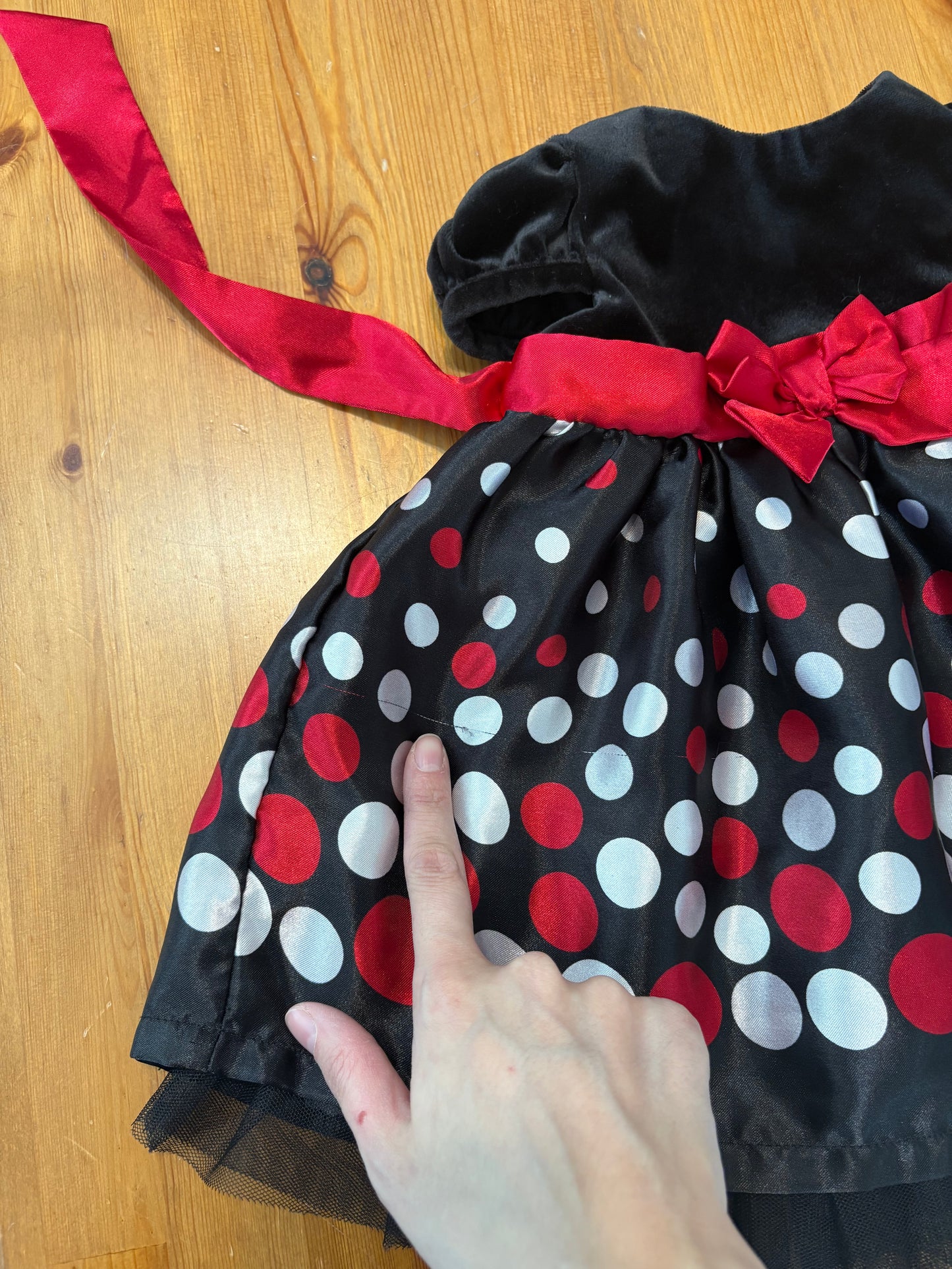 Robe george 6-12 mois