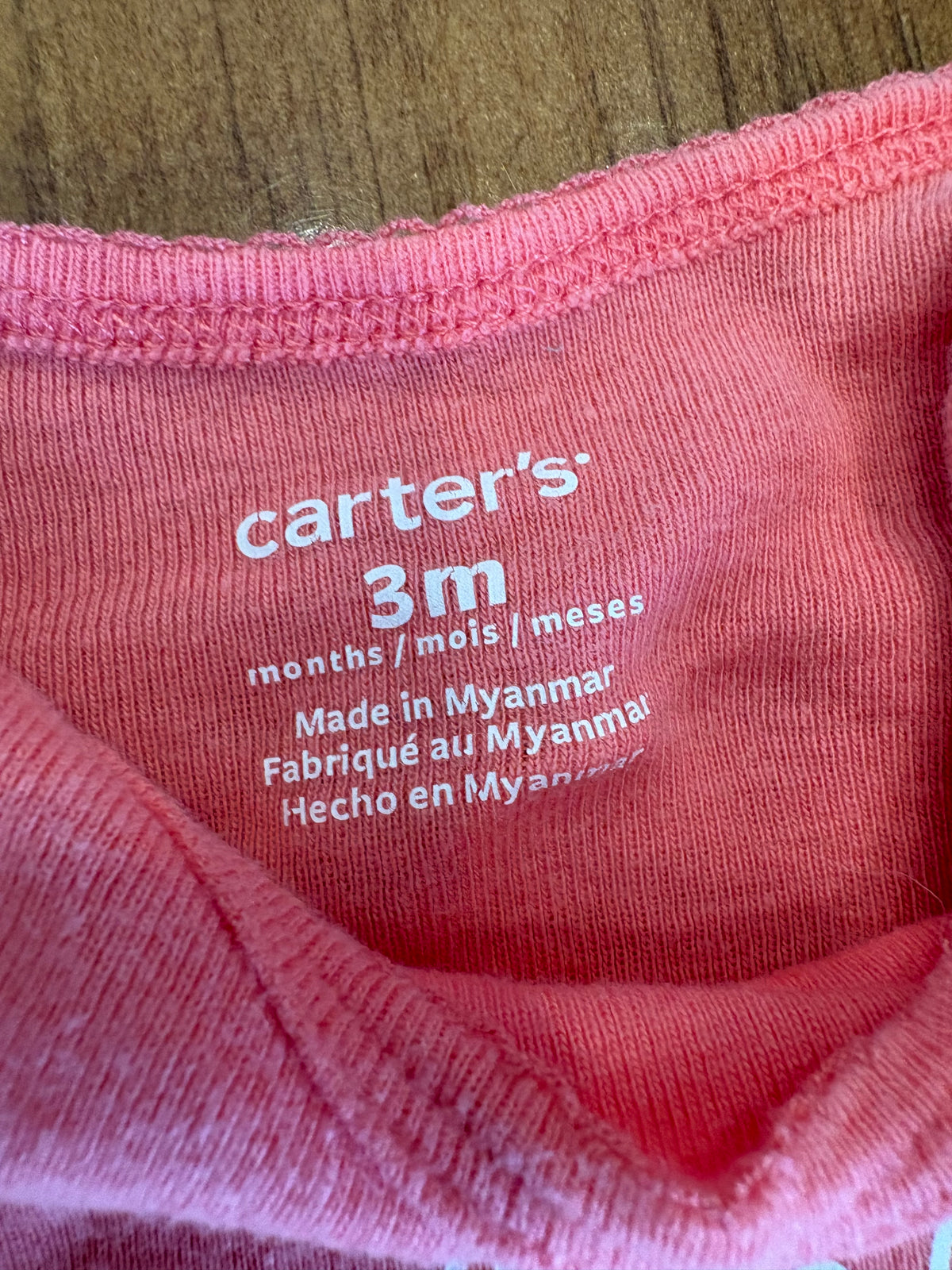 cache couche carter's 3 mois (cmb)