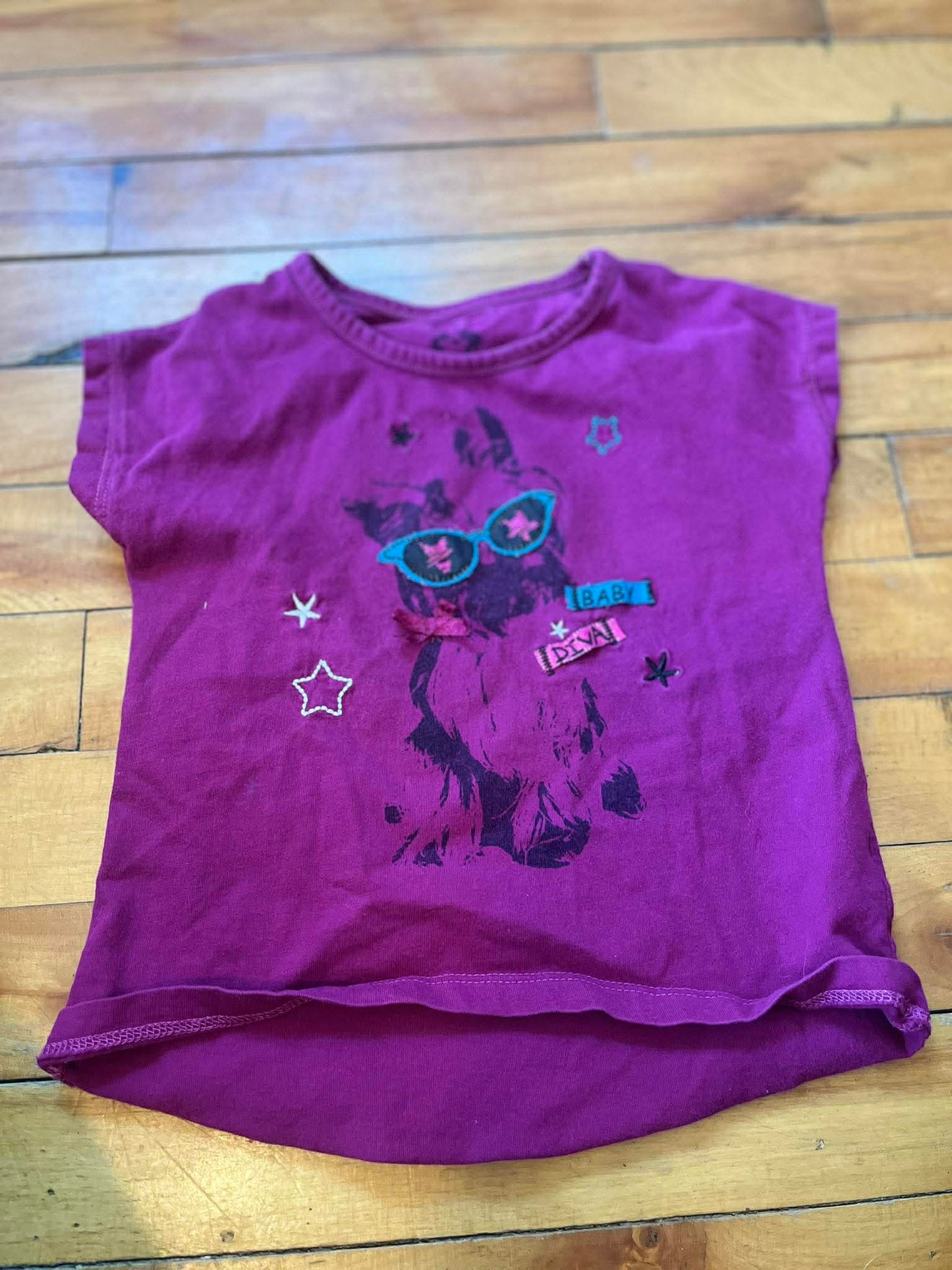 t-shirt trois mouton 24 mois