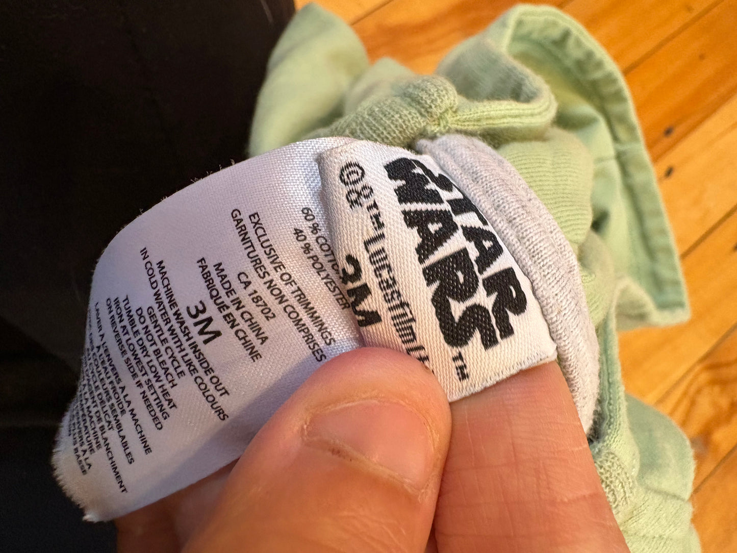 Hoodie star wars 3 mois