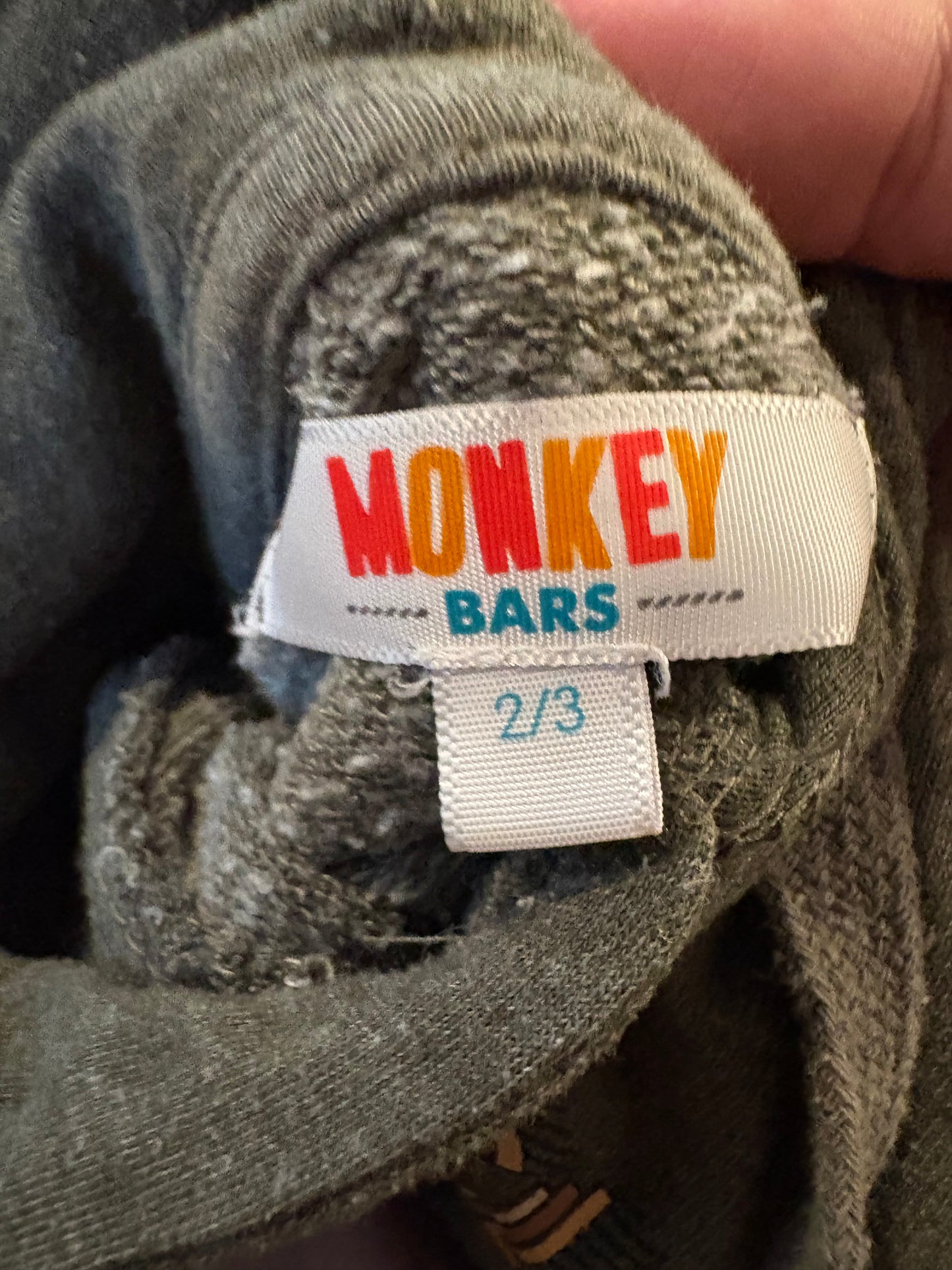 Hoodie Monkey bars 2-3T