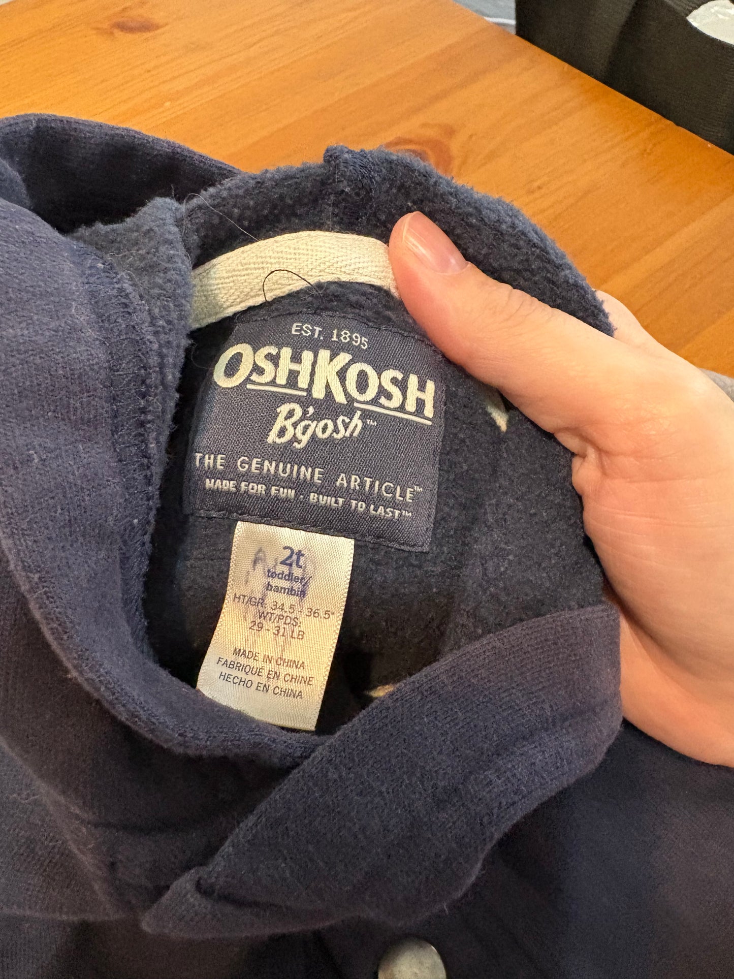 Jacket oskosh 2ans